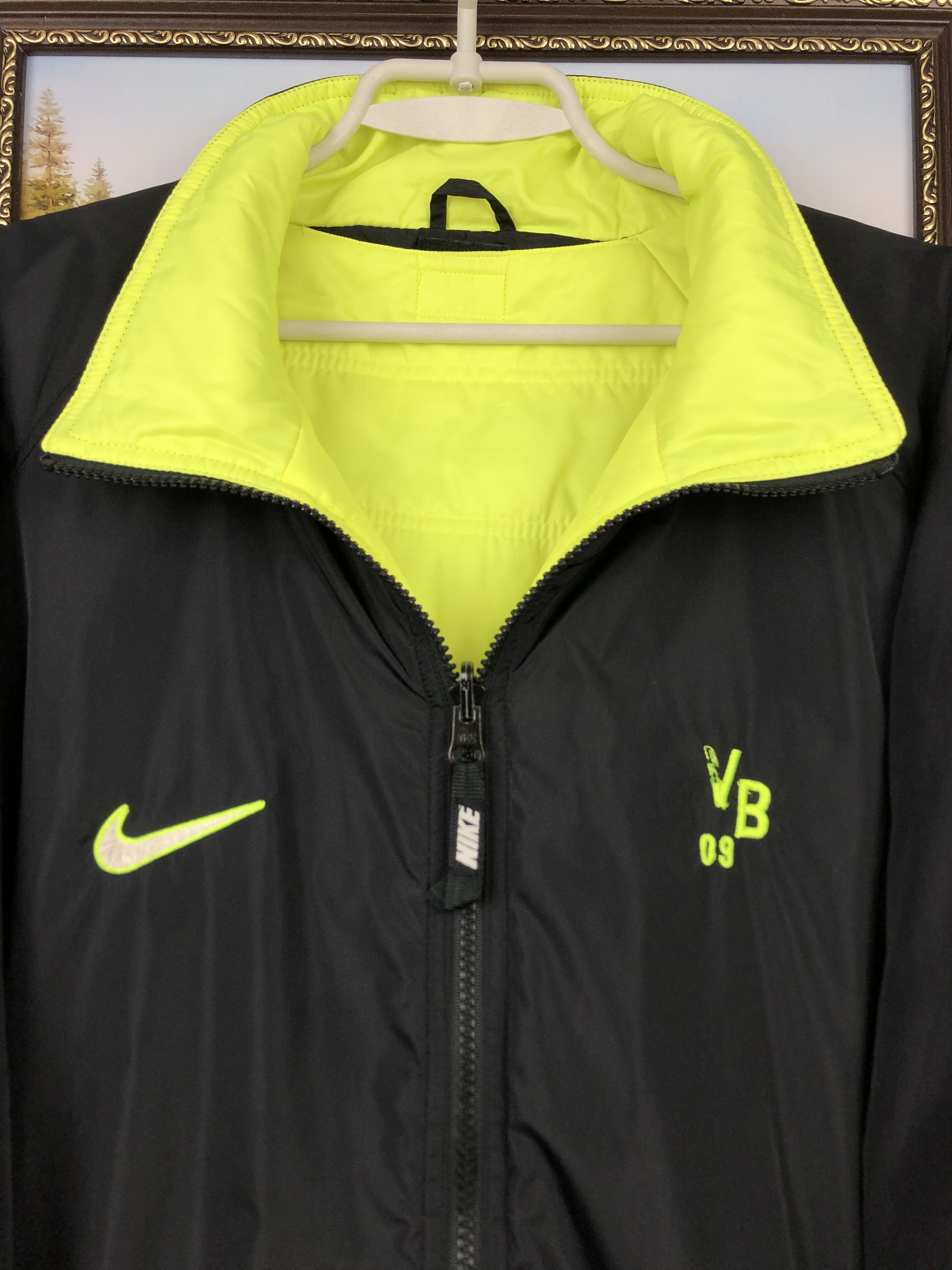 Nike Vintage Borussia Dortmund Jacket Soccer Bomber Double Sided Size US XL / EU 56 / 4 - 2 Thumbnail