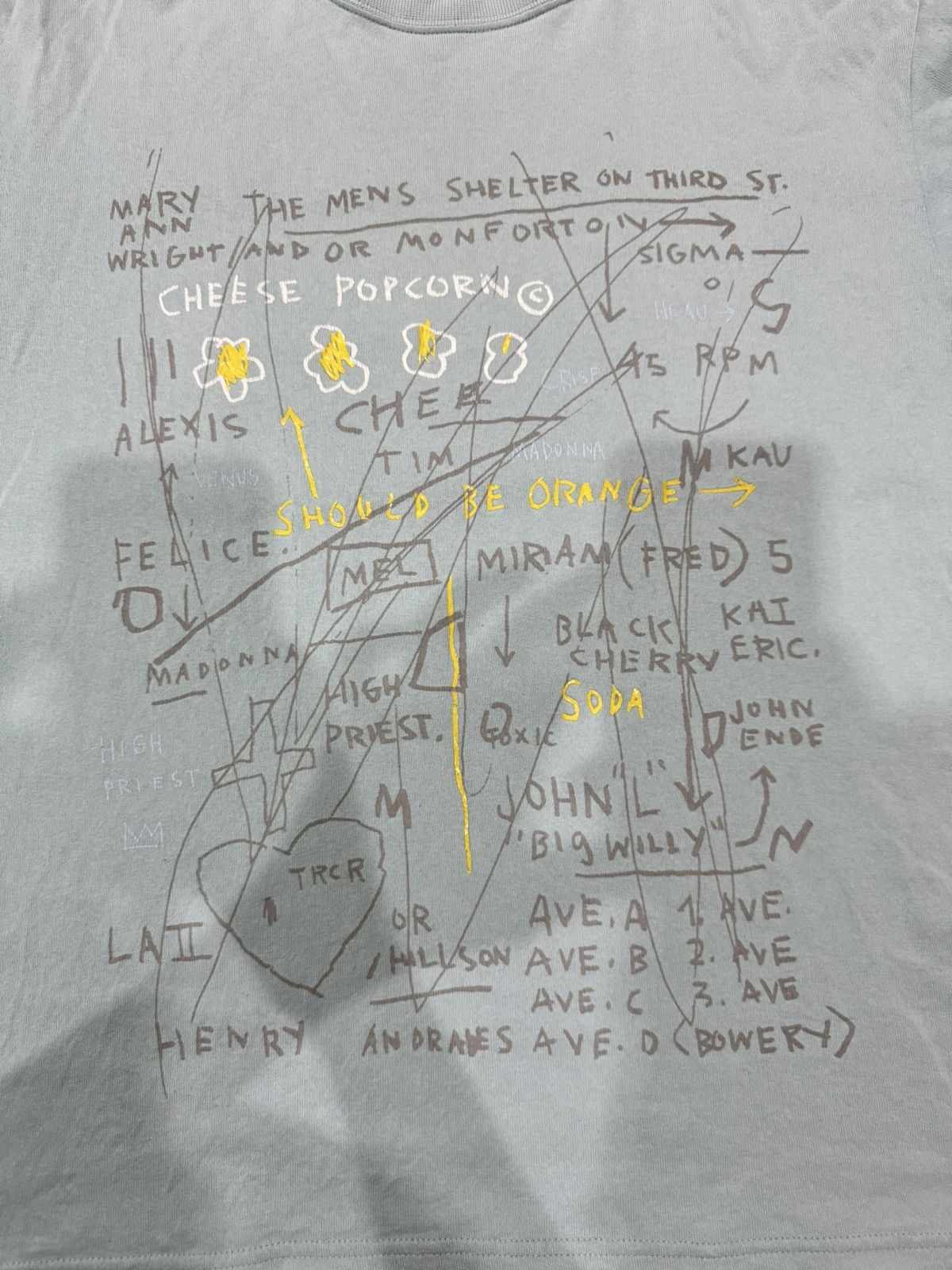 Jean-Michel Basquiat Jean-Michel Basquiat x Uniqlo soft blue Shirt L size Size US L / EU 52-54 / 3 - 2 Thumbnail