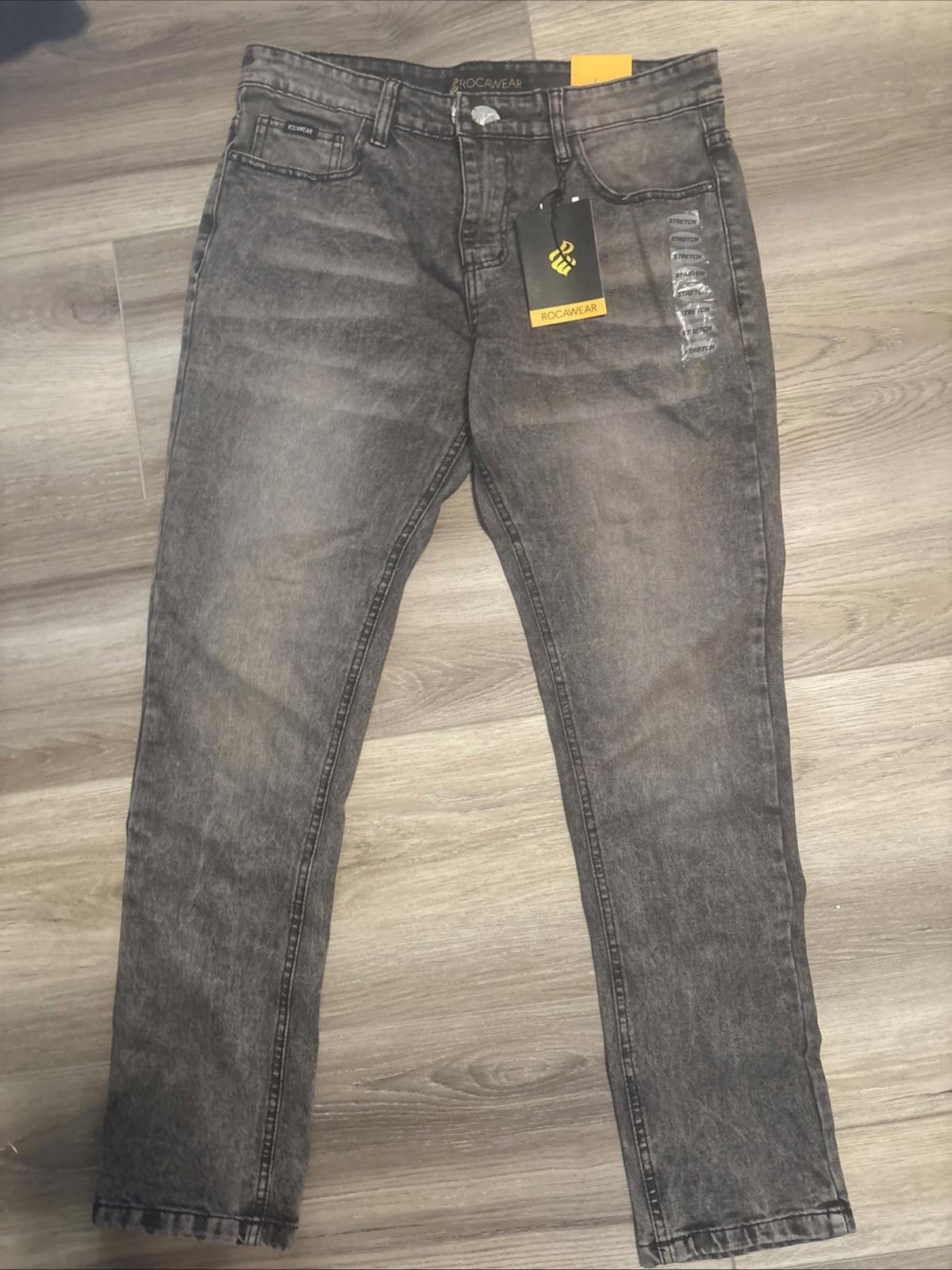 Rocawear Rocawear Mens Straight Jeans 32x30 Denim Pants Classic NWT Size US 32 / EU 48 - 1 Thumbnail
