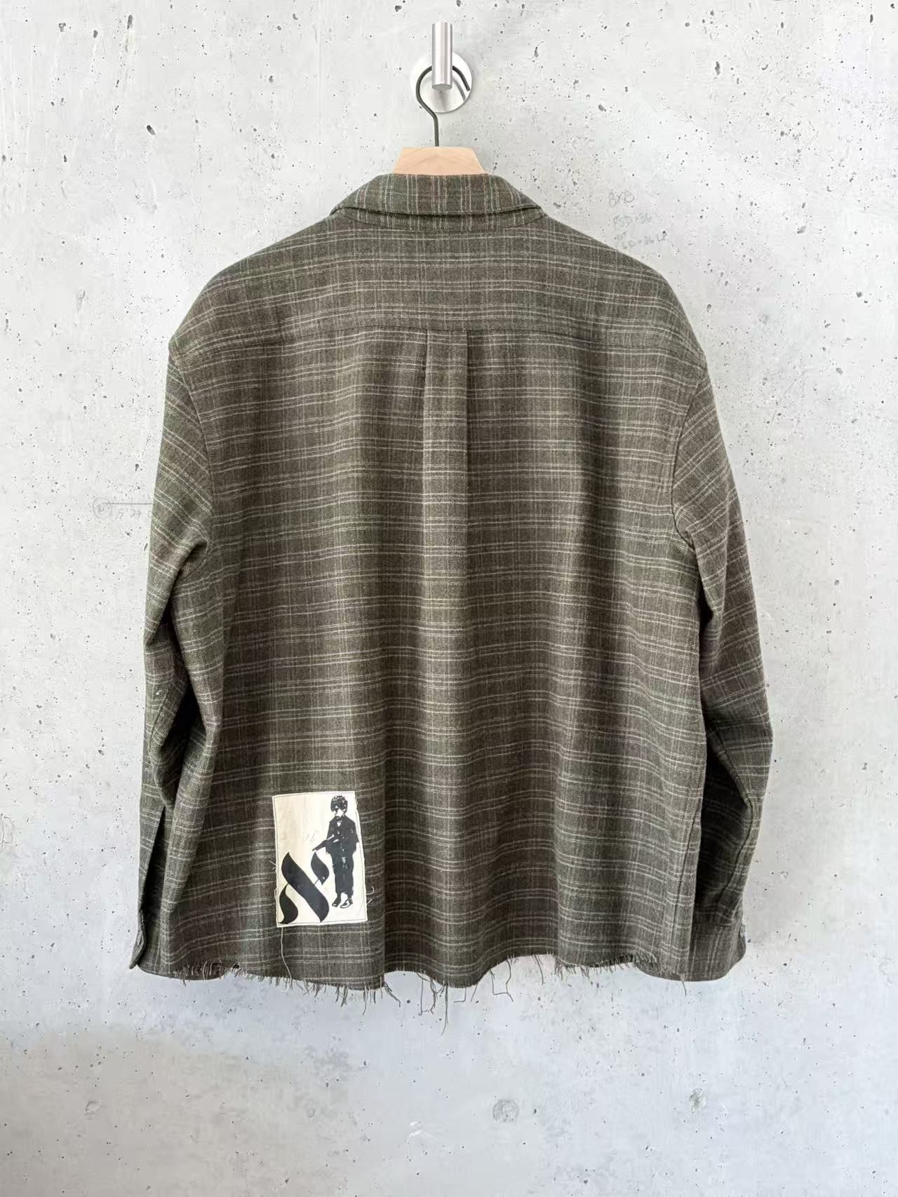 Enfants Riches Deprimes Flannel Shirt Green Plaid Size L Size US L / EU 52-54 / 3 - 2 Thumbnail