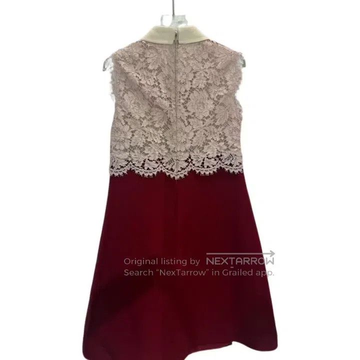 Valentino Valentino Color-blocked floral lace panelled sleeveless d Size S / US 4 / IT 40 - 2 Thumbnail