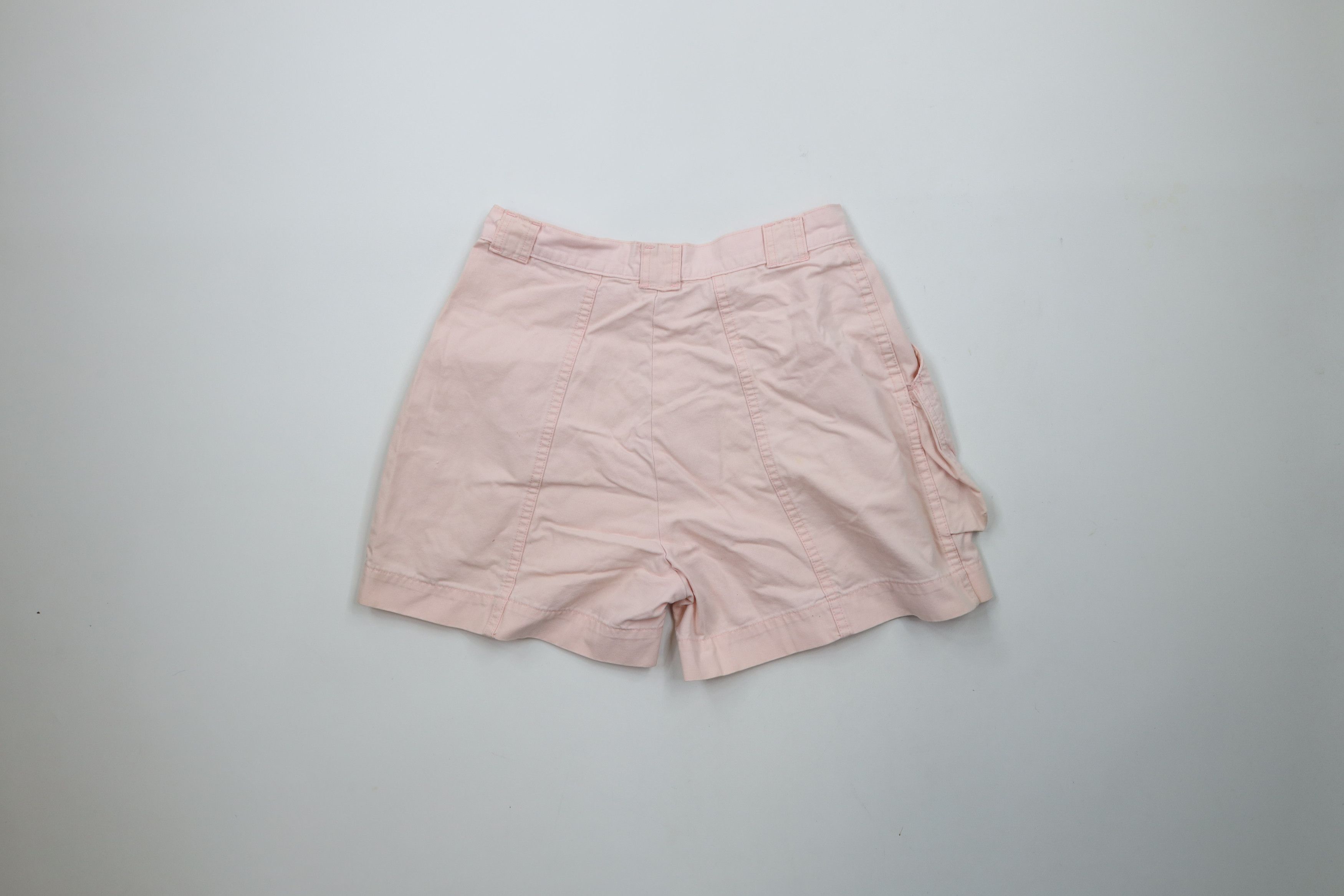 Vintage Vintage 80s 90s Streetwear Distressed Big Pocket Shorts Pink Size 34" / US 12 / IT 48 - 10 Thumbnail