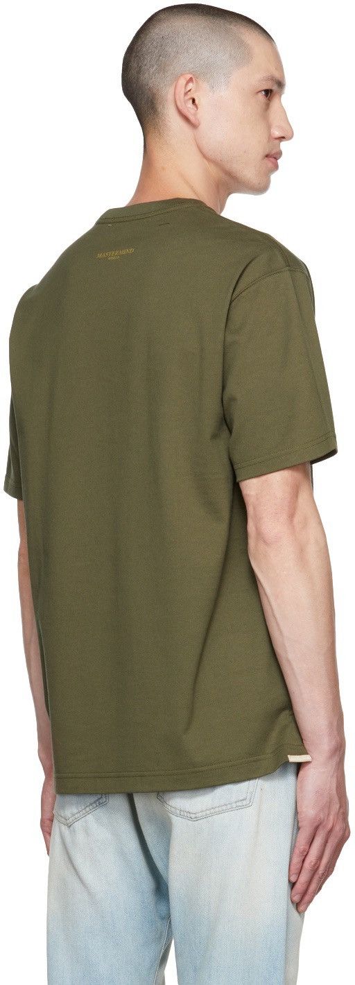 Mastermind World 💀 Y2K Mastermind World Rare Olive Green Skull Logo Tee L Size US L / EU 52-54 / 3 - 4 Thumbnail