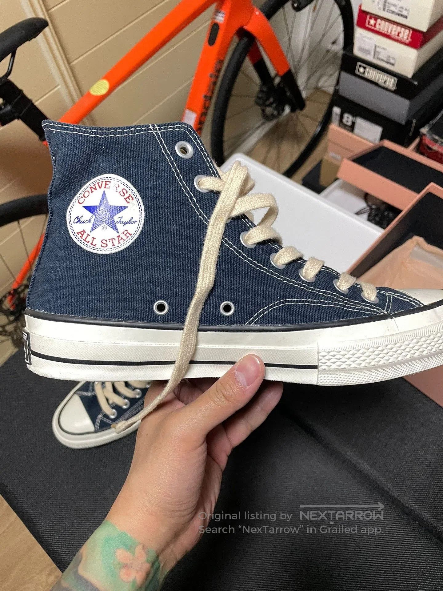 Converse Converse Addict 6J High Top Sneakers. Size US 8.5 / EU 41-42 - 2 Thumbnail