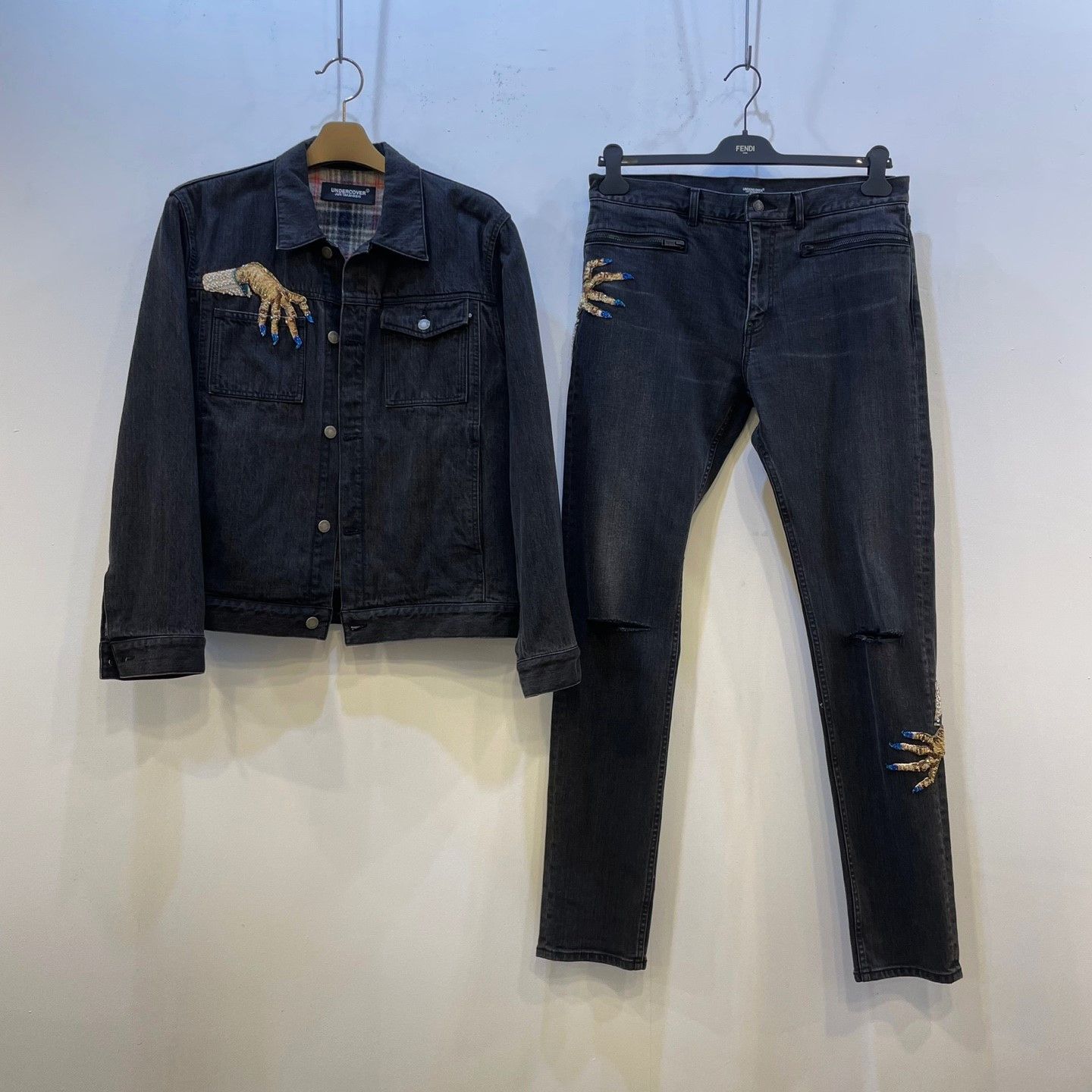 Undercover undercover 23fw d hand denim jacket Size US 32 / EU 48 - 2 Thumbnail