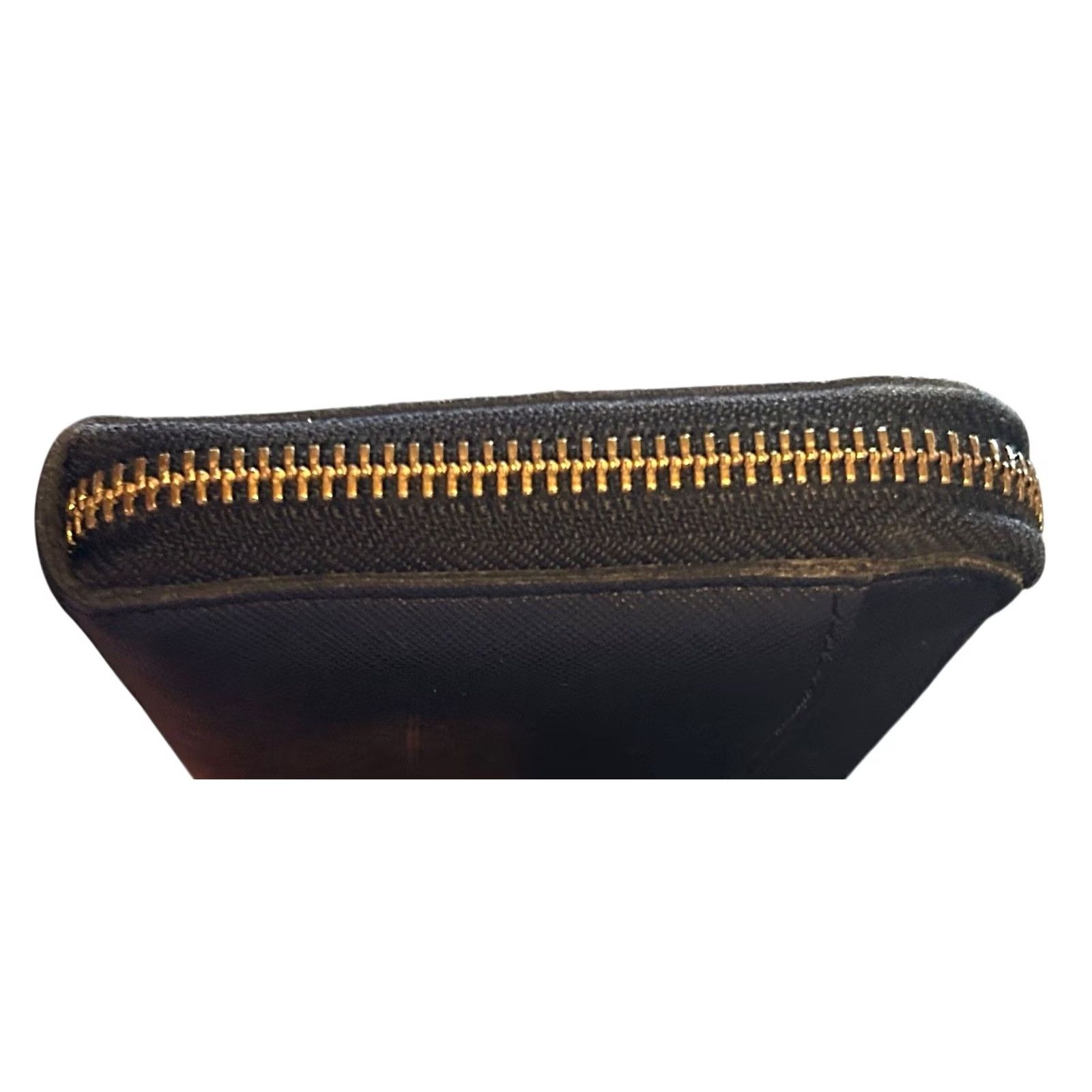 Vintage kate spade new york Neda Laurel Way Zip Around Leather Wallet Clutch Black Womens Size ONE SIZE - 6 Thumbnail