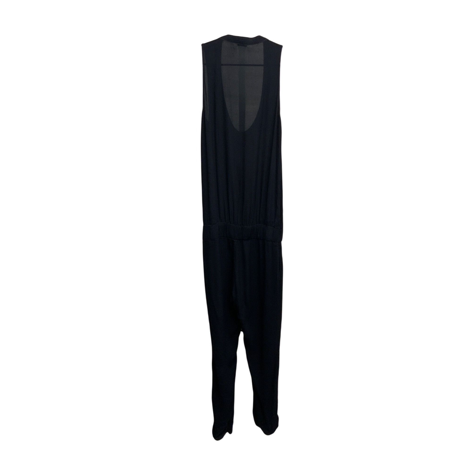 MONROW Monrow Neptune Crepe Jumpsuit Size 26" / US 2 / IT 38 - 9 Thumbnail