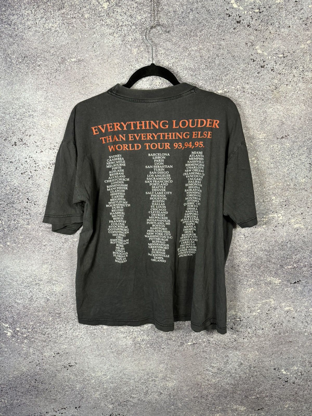 Band Tees × Vintage 🇺🇸 Vintage 1994 Meat Loaf Europe Tour Rock T-Shirt size XL Size US XL / EU 56 / 4 - 10 Thumbnail