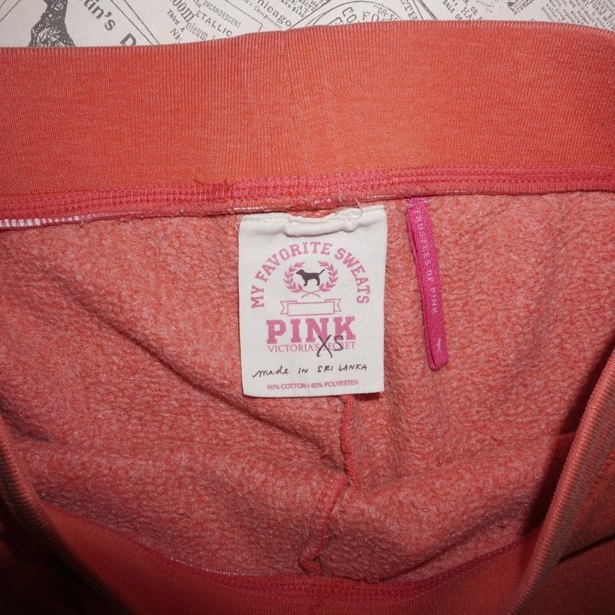 Pink XS - Vintage Y2K pink femme 00s Victoria’s Secret sweatpants Size 23" - 3 Thumbnail