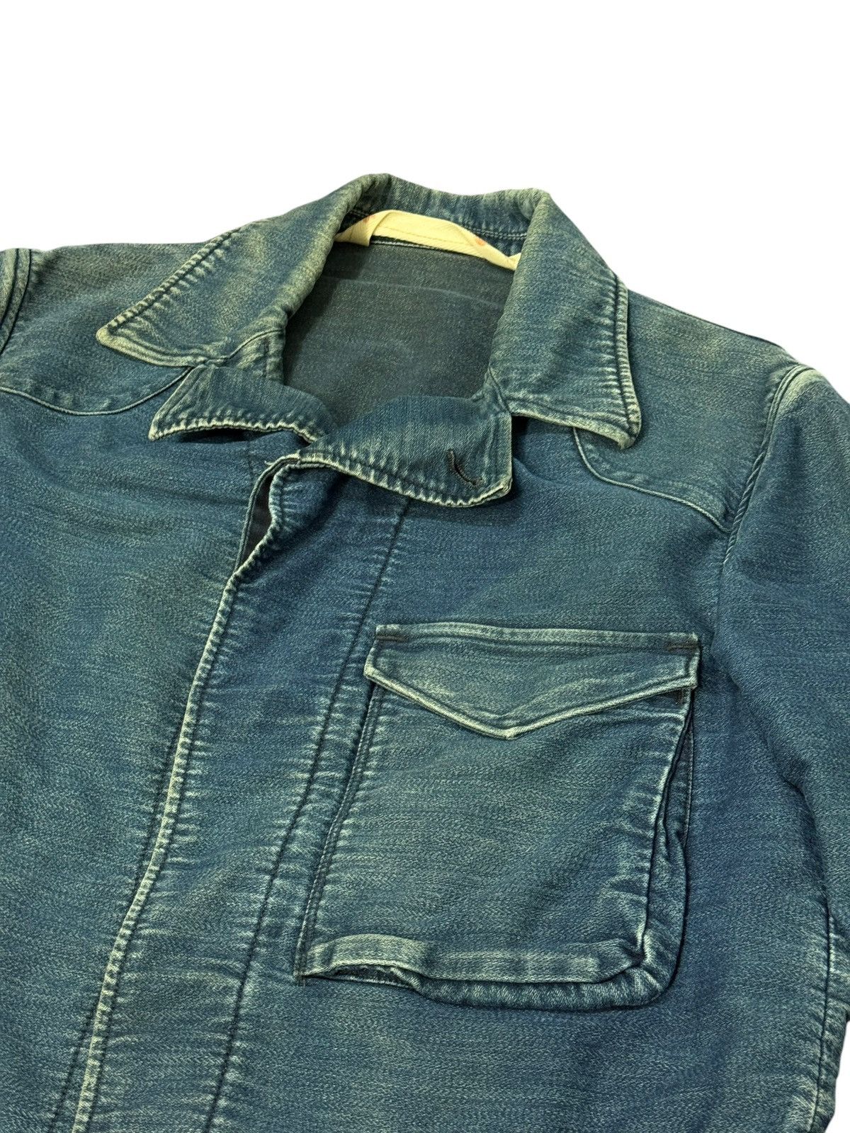 45rpm Faded Indigo Blue 45rpm Chore Jacket Slim cdg visvim 7🟩3 Size US M / EU 48-50 / 2 - 6 Thumbnail