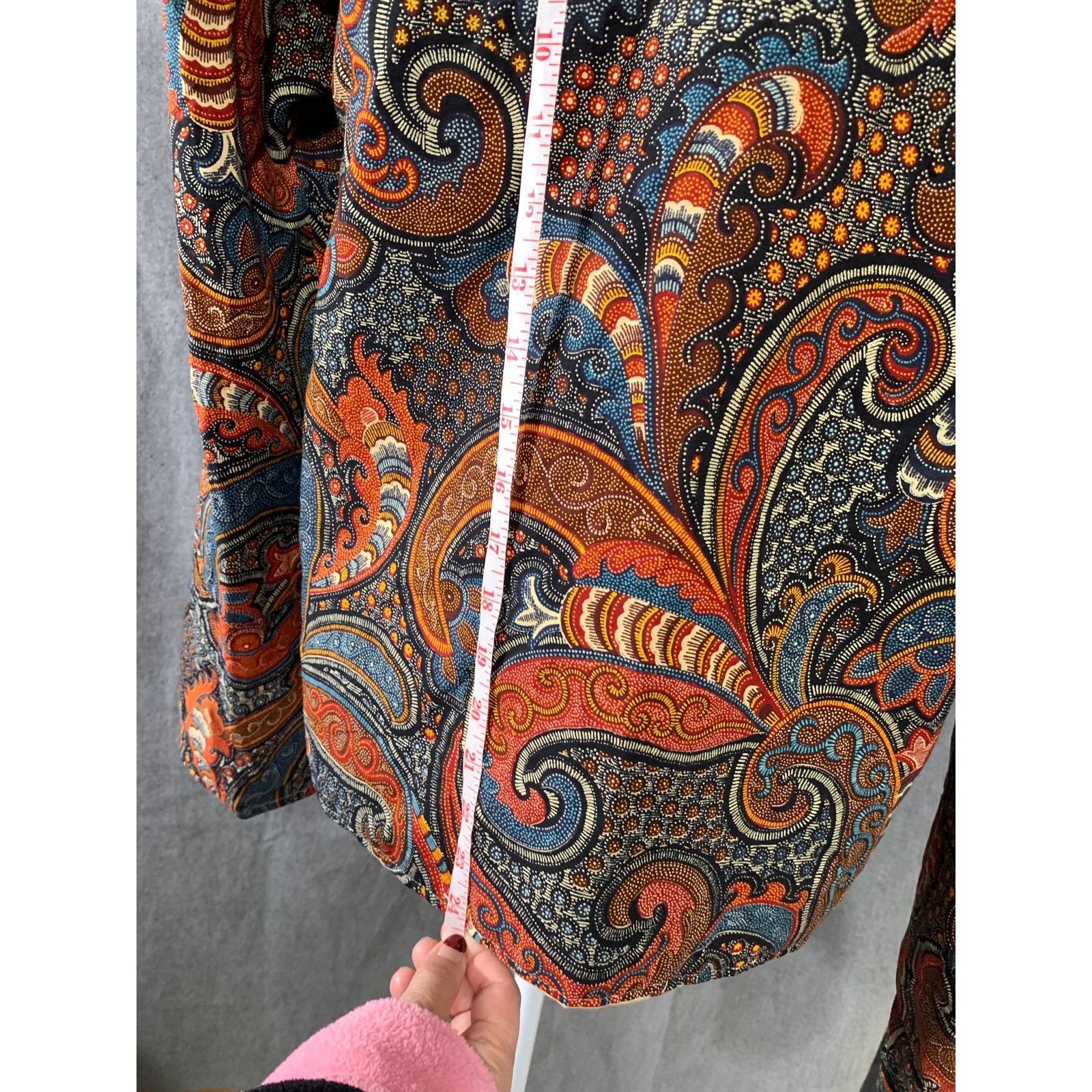 Other Womens Paisley Print Long Sleeve Blouse Size Medium Size M / US 6-8 / IT 42-44 - 7 Thumbnail