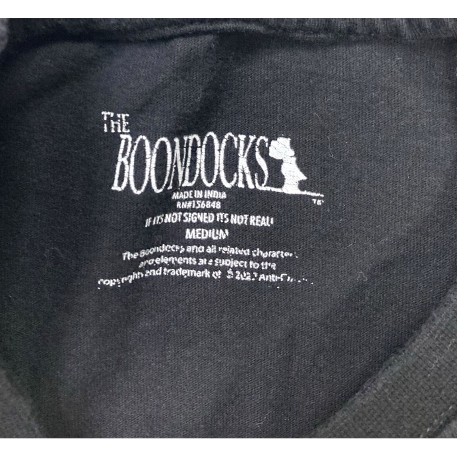 Vintage VINTAGE The Boondocks Graphic T-shirt Men Medium Black Short Sleeve Anime TV Size US M / EU 48-50 / 2 - 5 Thumbnail