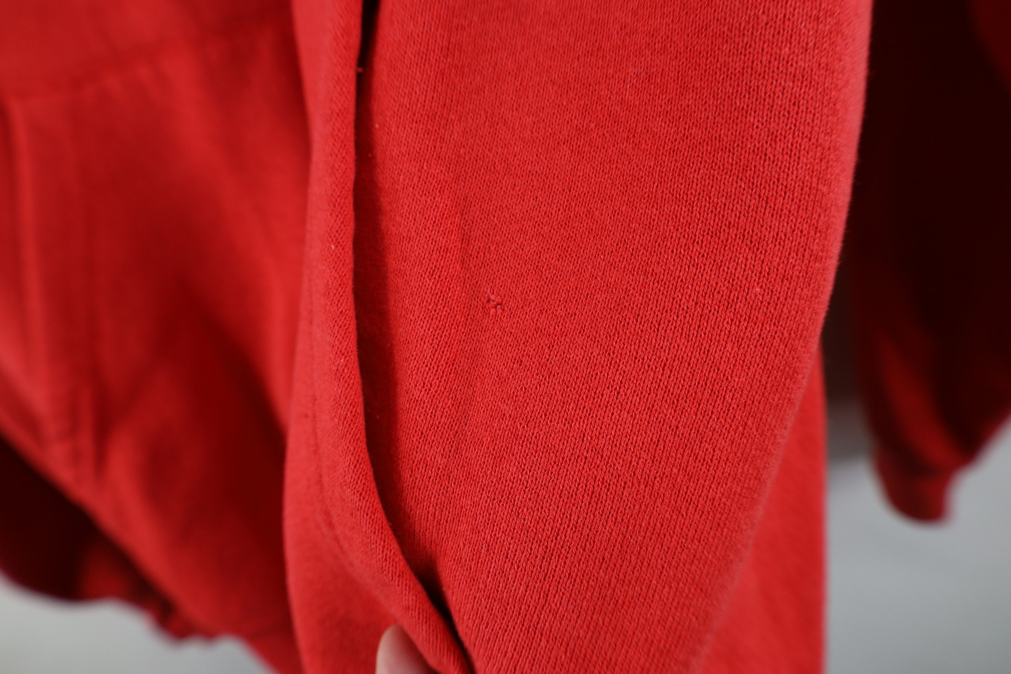 Vintage Vintage 80s 90s Streetwear Hoodie Sweatshirt USA Red Size US XL / EU 56 / 4 - 8 Thumbnail