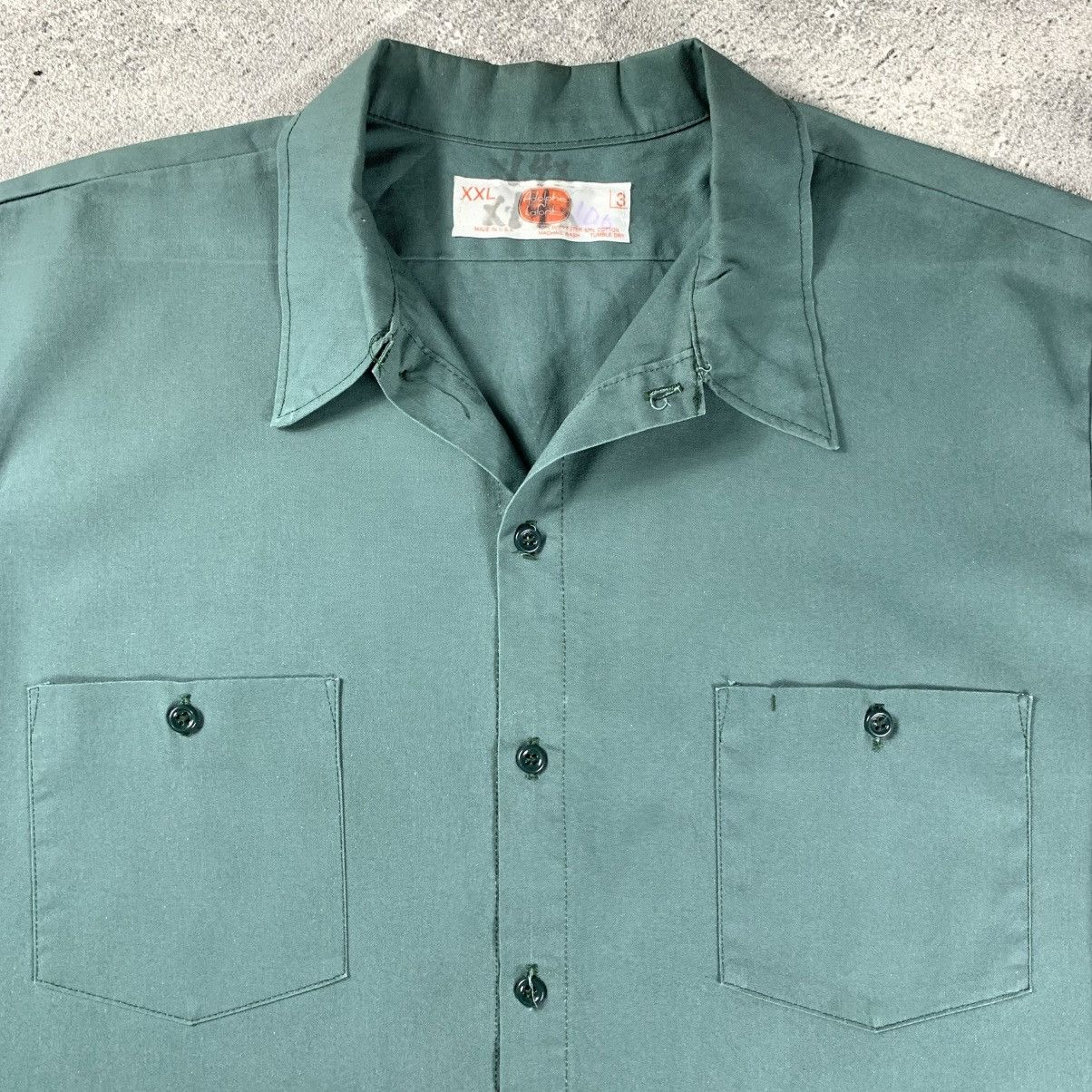 Dickies × Vintage Vintage 80’s longsleeve work shirt adolphe lafont Size XL Size US XL / EU 56 / 4 - 2 Thumbnail