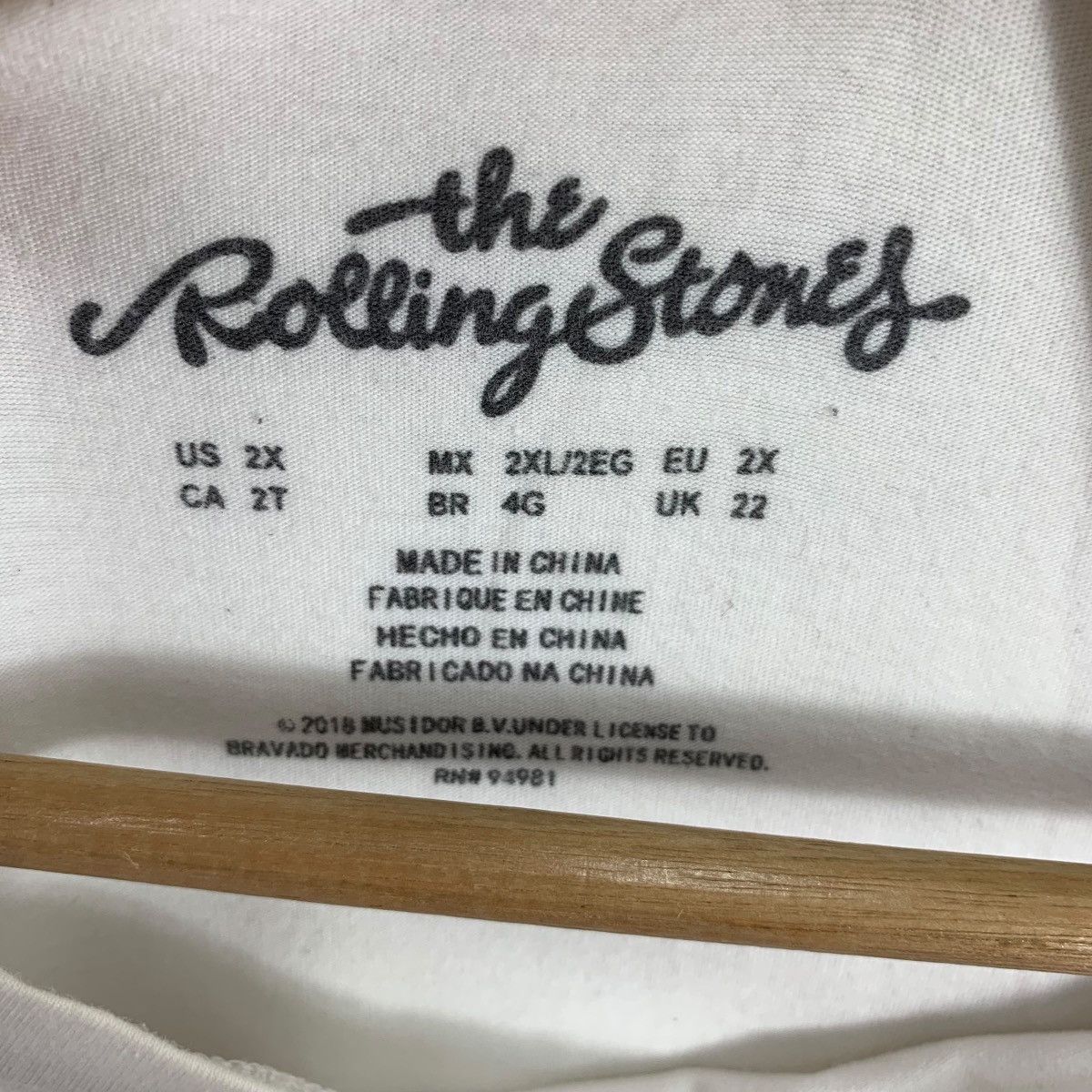 The Rolling Stones THE ROLLING STONES 2018 Collection National Flag Tee Shirt Size L / US 10 / IT 46 - 6 Thumbnail