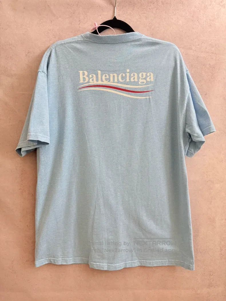 Balenciaga Balenciaga Haze Blue Cola Short Sleeve Size US XS / EU 42 / 0 - 3 Thumbnail