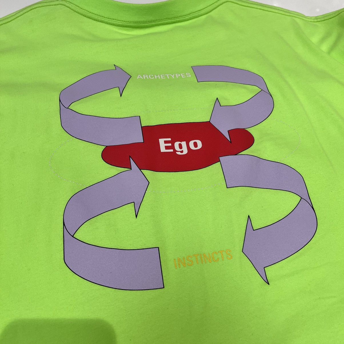 Balenciaga Balenciaga Ego Tee Lime Size US XL / EU 56 / 4 - 4 Thumbnail