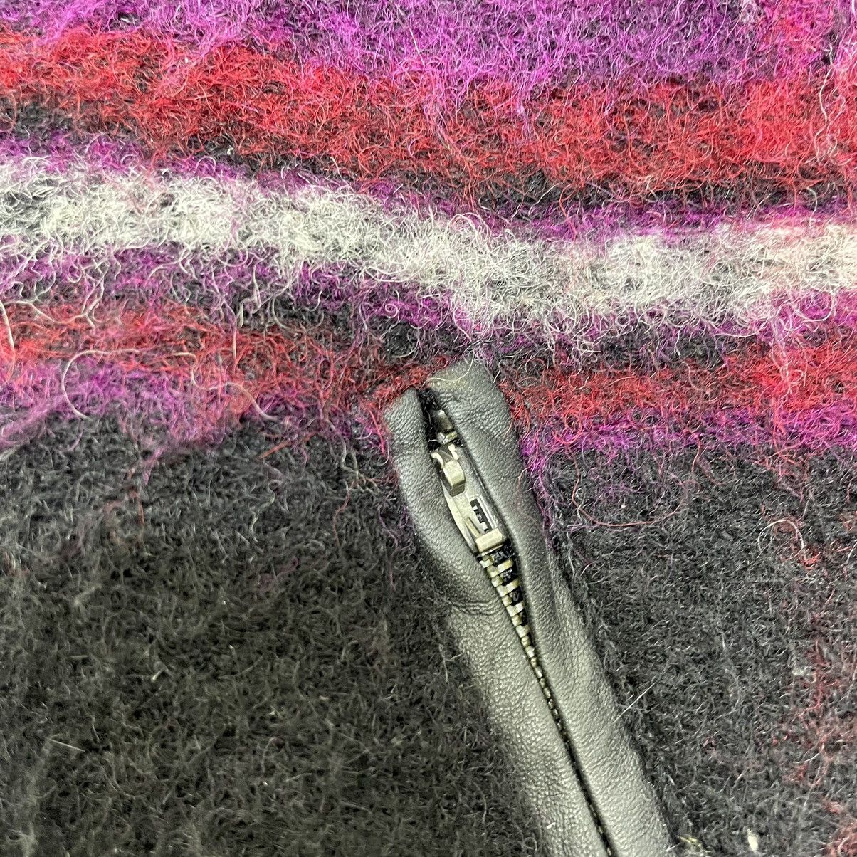 Diesel 💥Nice Design Diesel Asymmetrical Zip Double Breast Mohair Size M / US 6-8 / IT 42-44 - 7 Thumbnail