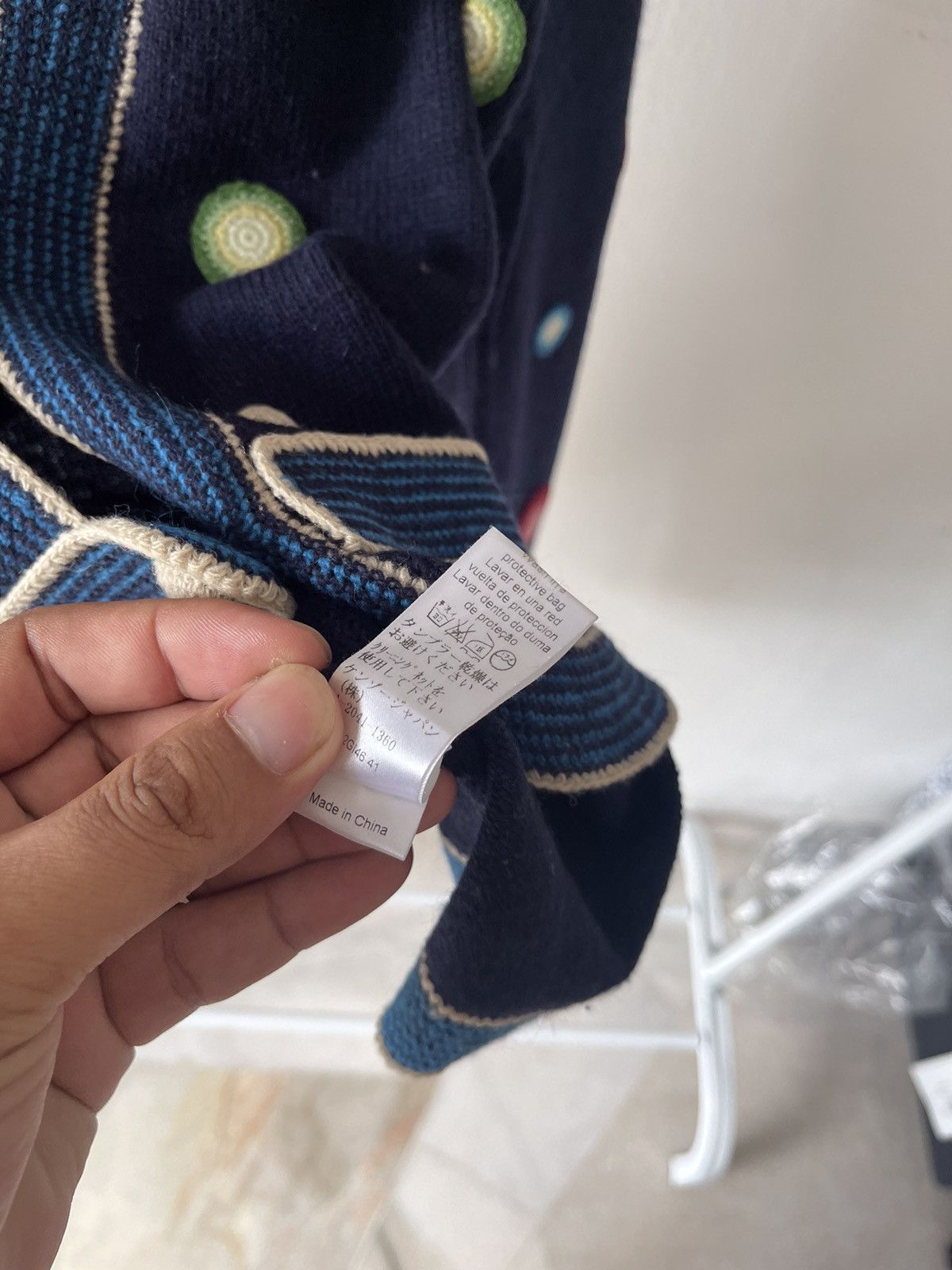 Kenzo 2000s Kenzo Space Dot Knitwear Size S / US 4 / IT 40 - 12 Thumbnail