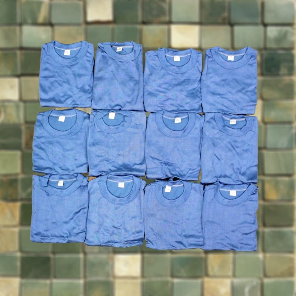 Vintage VTG 1960s Boy's Blue Shirt Lot Sz S Russell Southern 60s Blank Durene T Shirts NOS Original Boys Mens Women Size US S / EU 44-46 / 1 - 1 Thumbnail