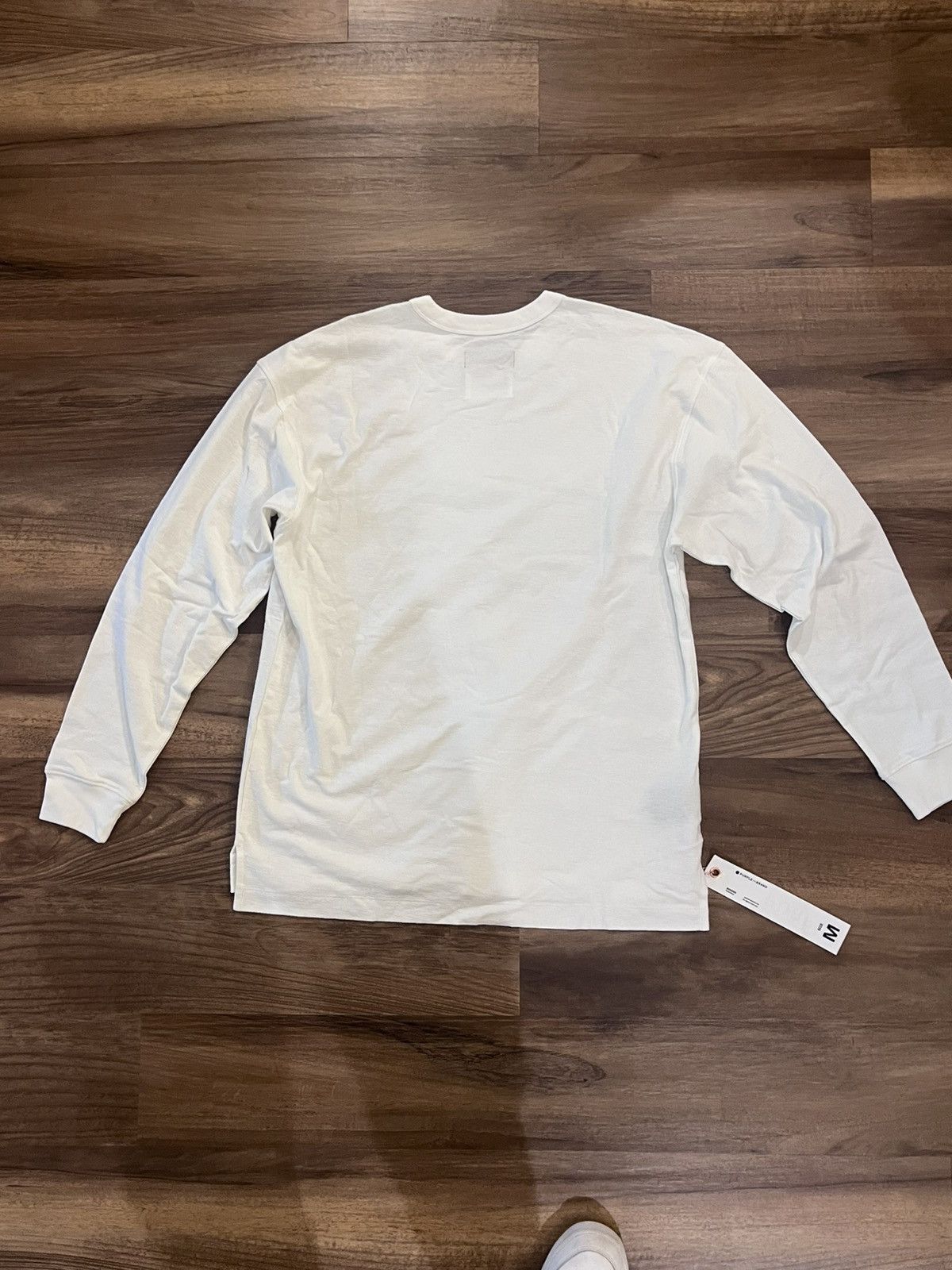Purple Brand Medium white long sleeve new Size US M / EU 48-50 / 2 - 2 Thumbnail