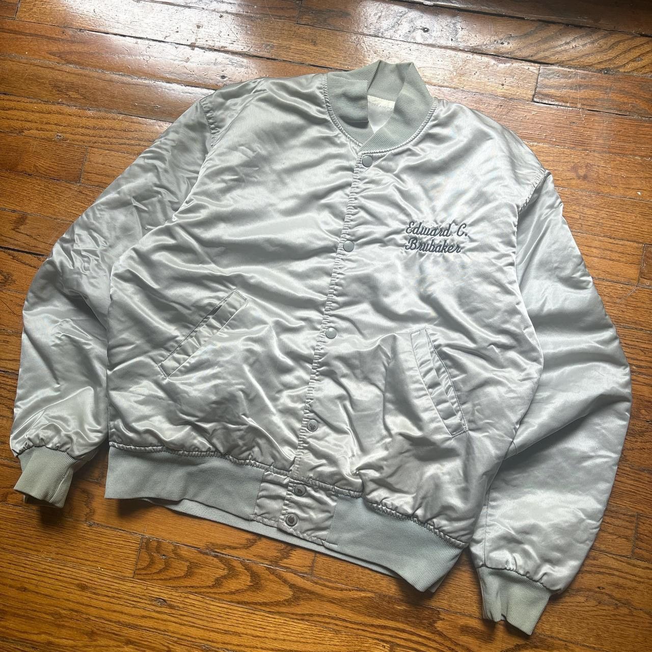 Vintage 1980s chain stitched auto repair bomber jacket Size US L / EU 52-54 / 3 - 1 Thumbnail