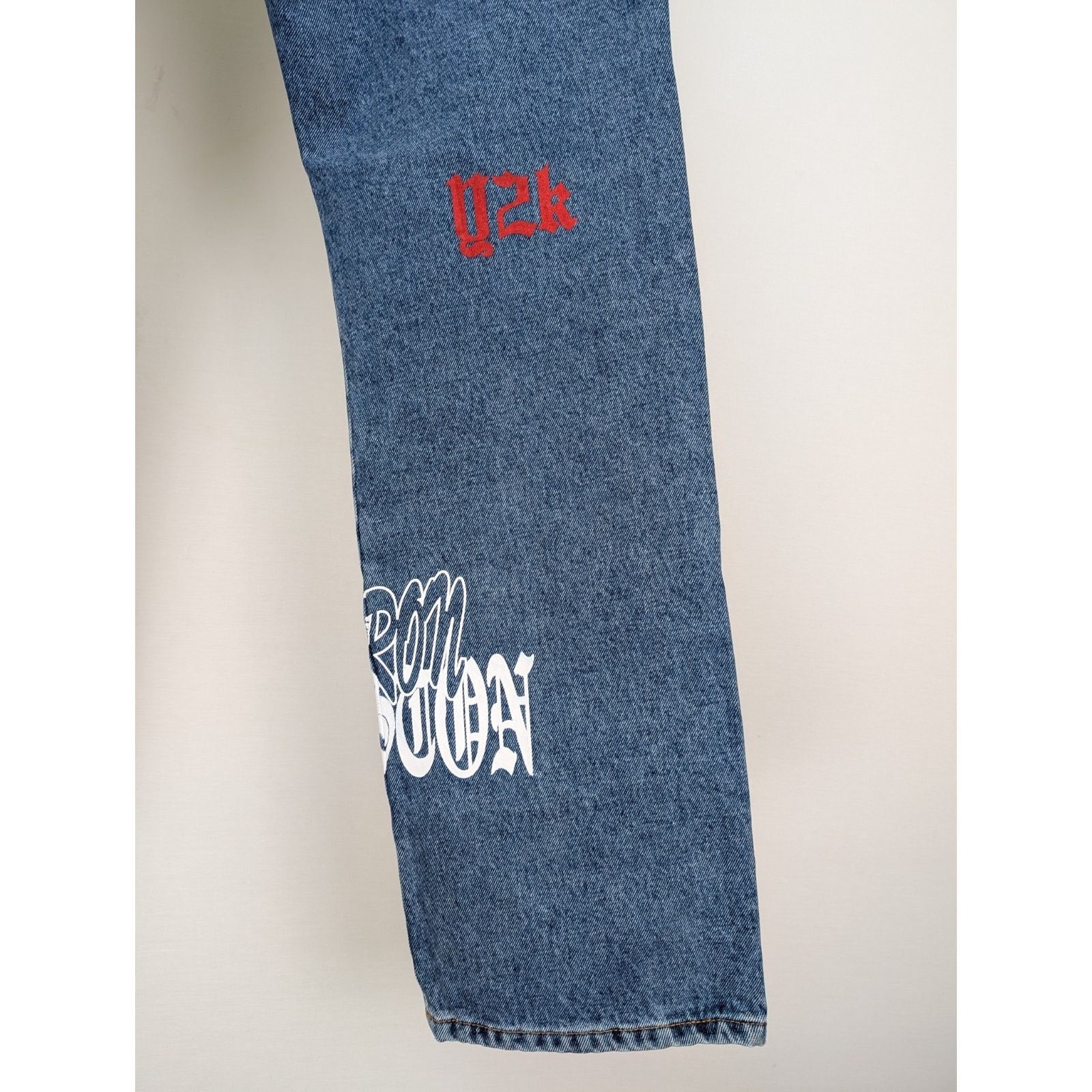 Heron Preston o1rshd1 Global Coll Regular 5 Pocket Vintage Jeans in Blue Size US 30 / EU 46 - 17 Thumbnail