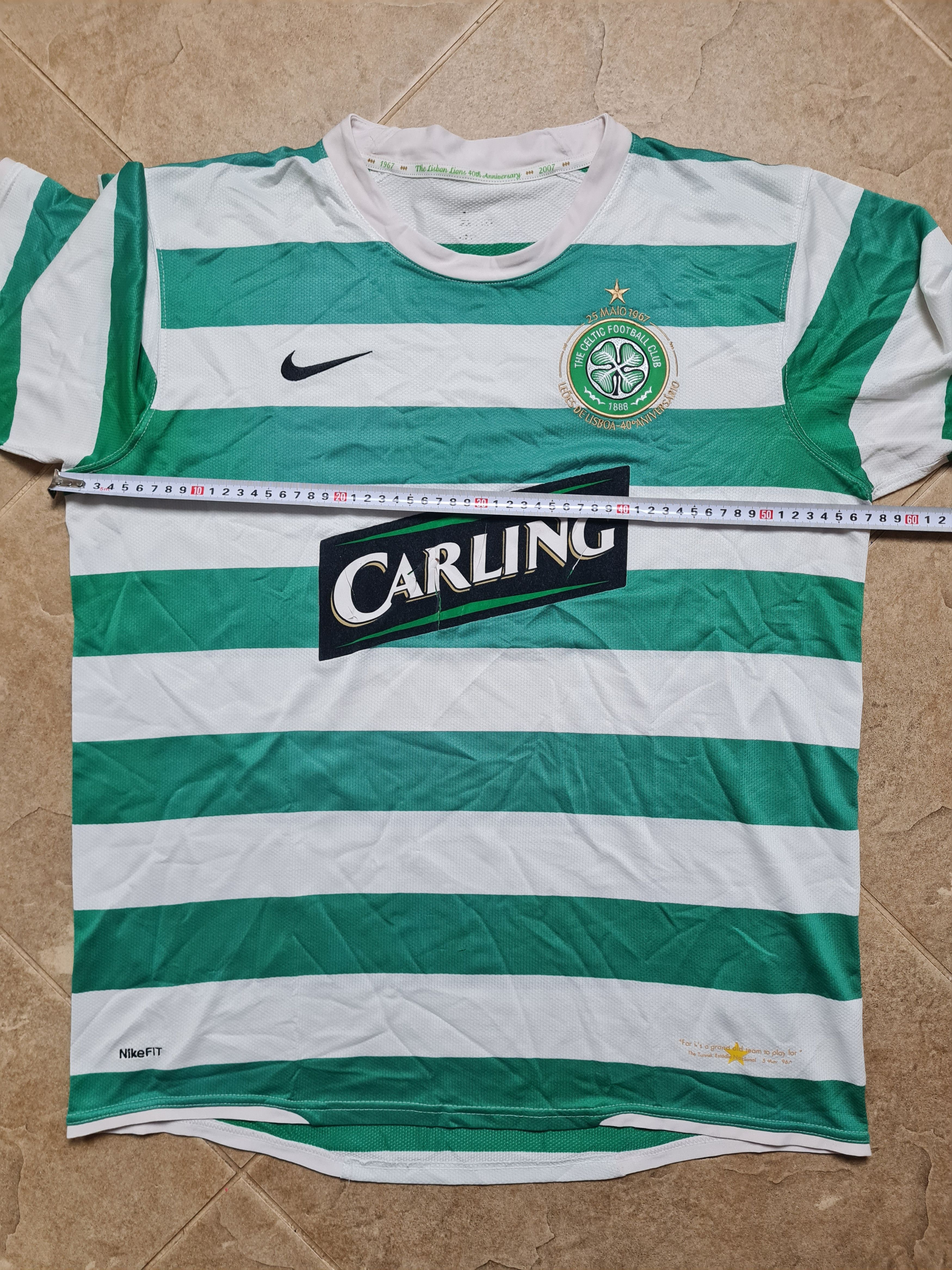 Nike CELTIC SCOTLAND 2007/2008 HOME FOOTBALL SHIRT JERSEY NIKE Size US L / EU 52-54 / 3 - 6 Thumbnail