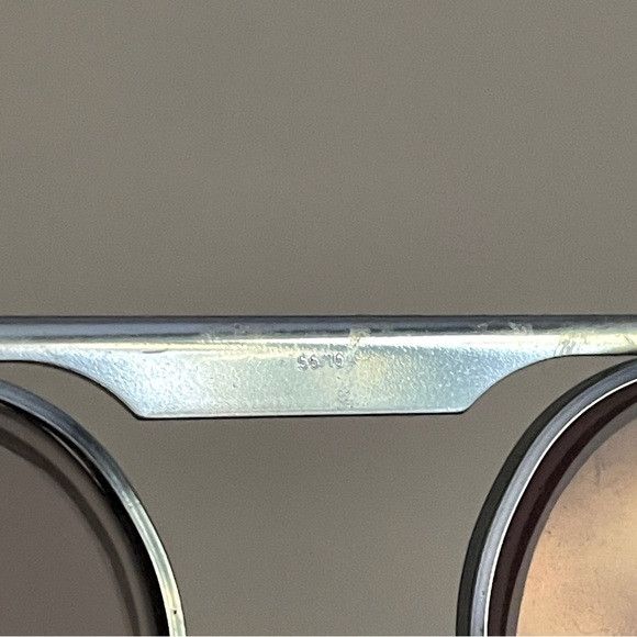 Silhouette × Vintage Vintage Rectangular Aviator Glasses Frames - 56mm, Unisex Size ONE SIZE - 7 Thumbnail