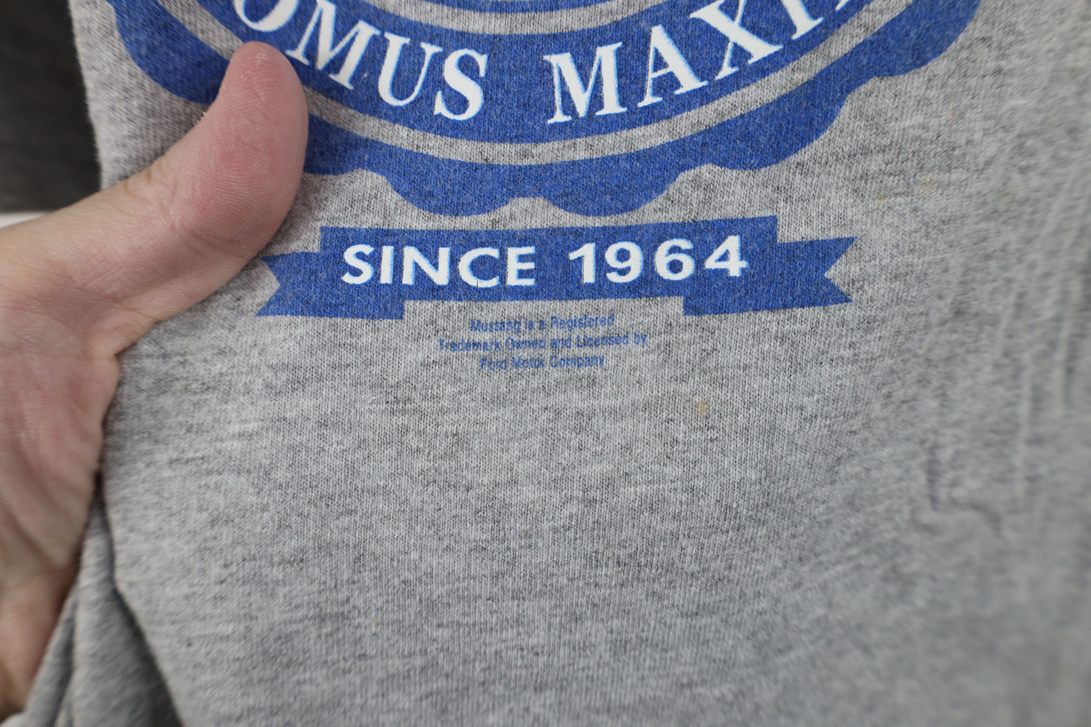 Vintage Vintage 90s Y2K Ford Motor Co Mustang Muscle Car T-Shirt Size US XL / EU 56 / 4 - 5 Thumbnail