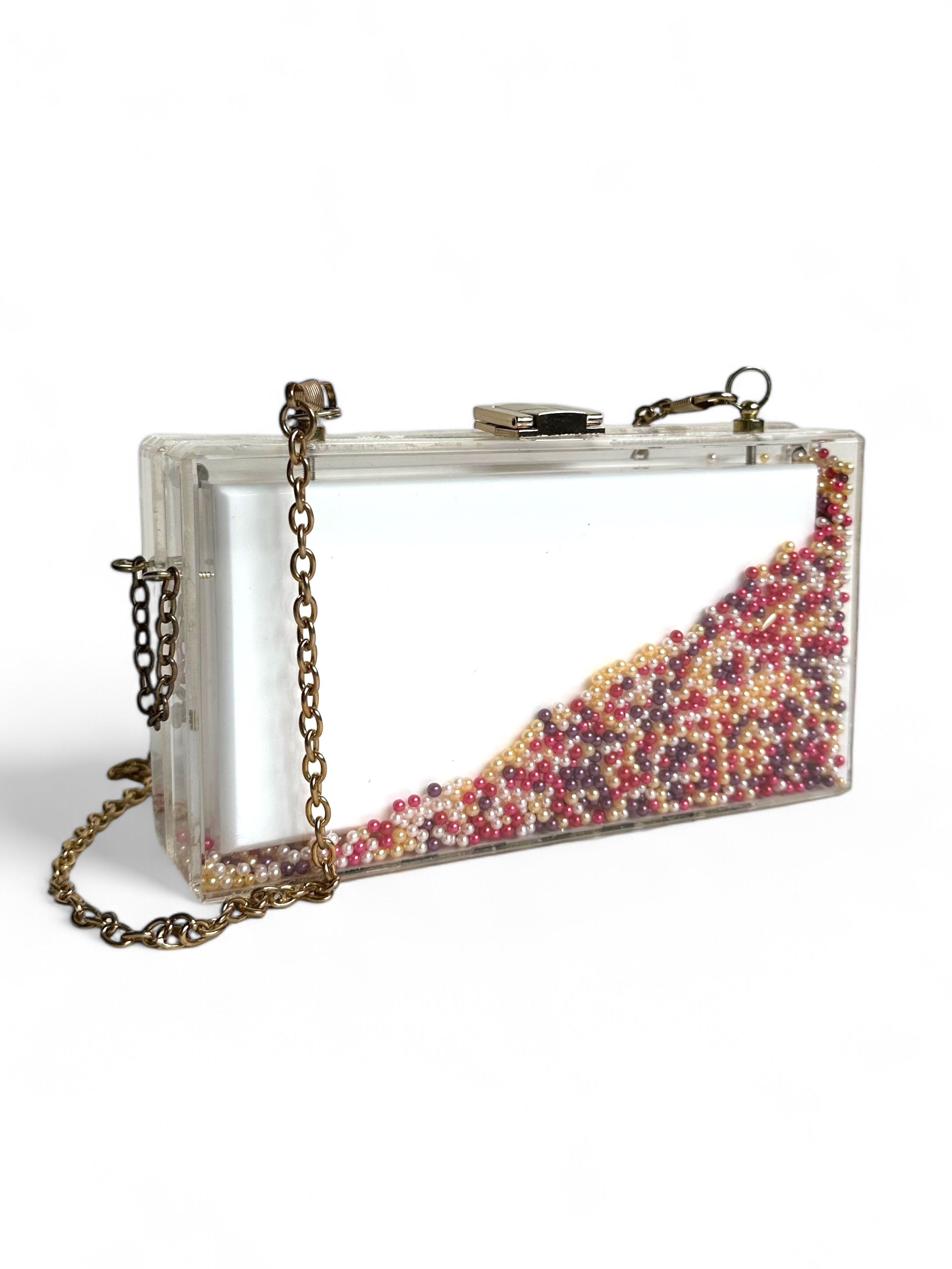 Other Lovely Beads Inside Shoulder Bag Clutch Size ONE SIZE - 1 Thumbnail