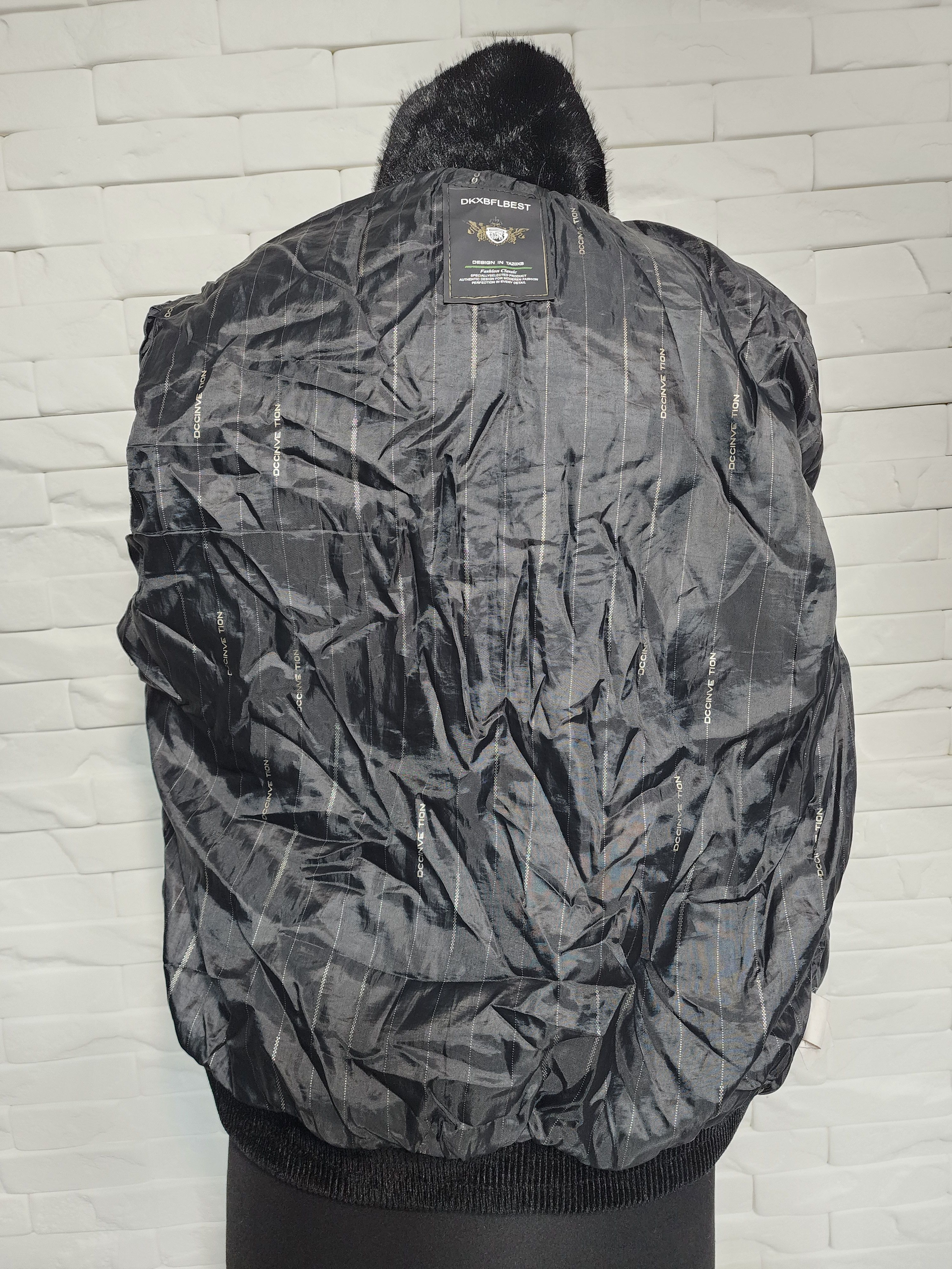 Furla Black Faux Fur Coat: Women's Warm Winter Outerwear Size XL / US 12-14 / IT 48-50 - 7 Thumbnail