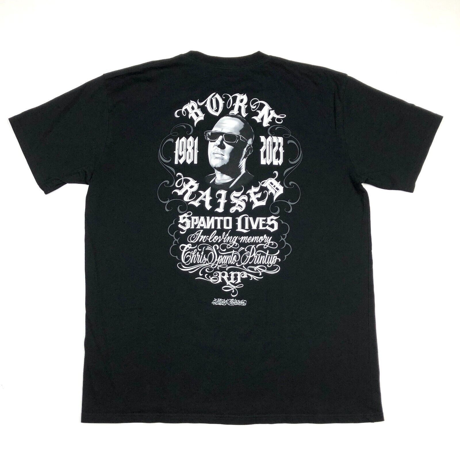 Born X Raised Spanto Lives XL Blue Crewneck | eBay