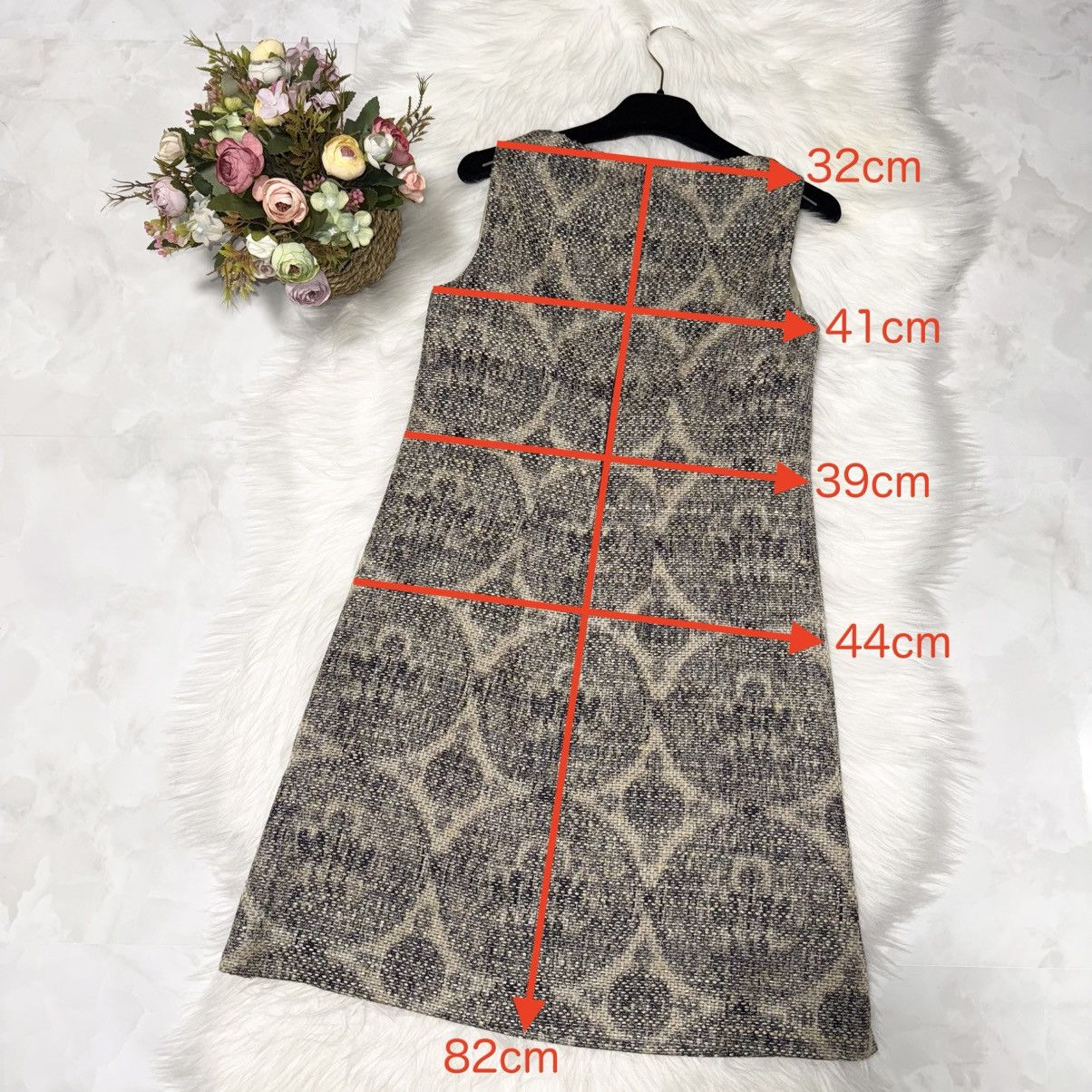 Valentino Genuine Valentino Silk-blend Tweed Sleeveless Dress 38 Size XS / US 0-2 / IT 36-38 - 5 Thumbnail