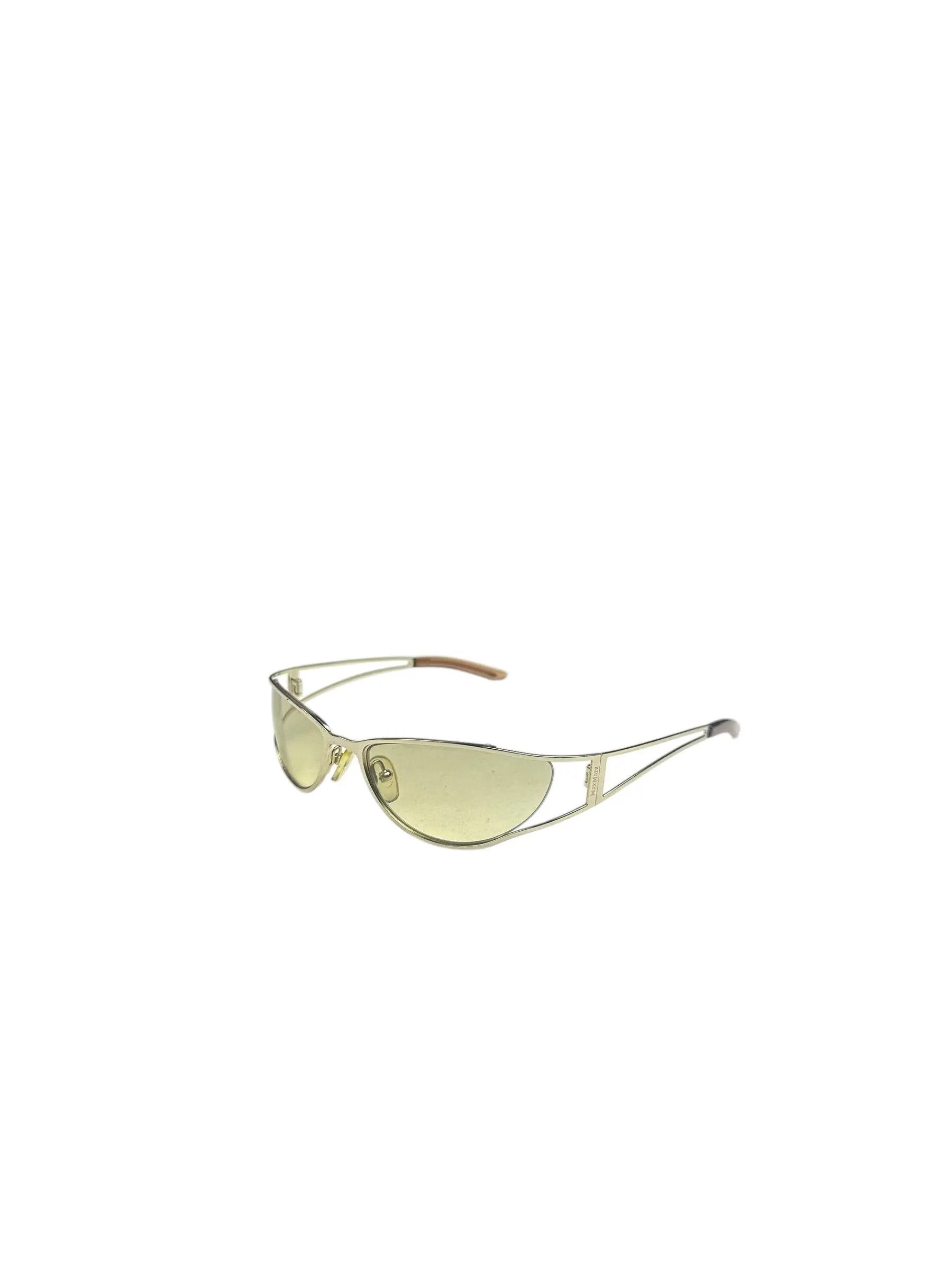 Max Mara Max Mara cateye gold vintage luxury designer sunglasses Size ONE SIZE - 3 Thumbnail