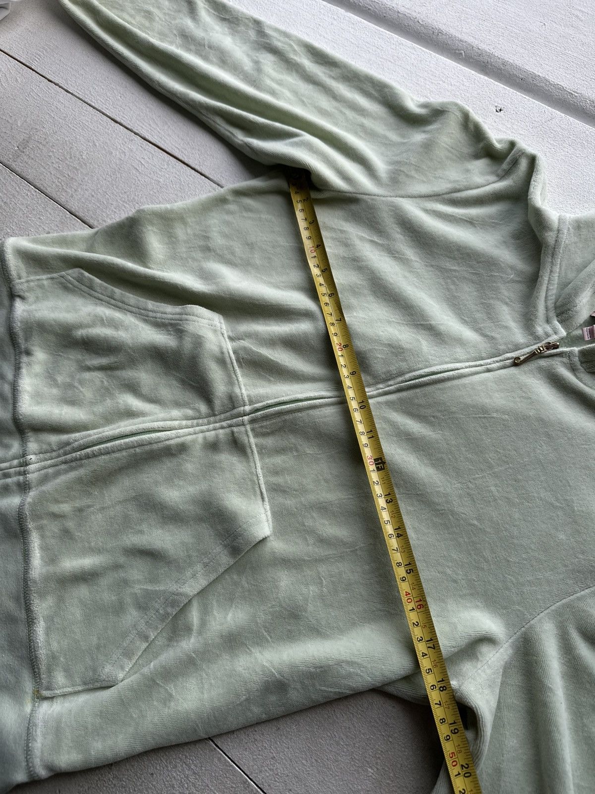 Vintage 🚨Vintage JUICY COUTURE ZIP HOODIE LOGO 90s RARE Y2K Size XL / US 12-14 / IT 48-50 - 23 Thumbnail