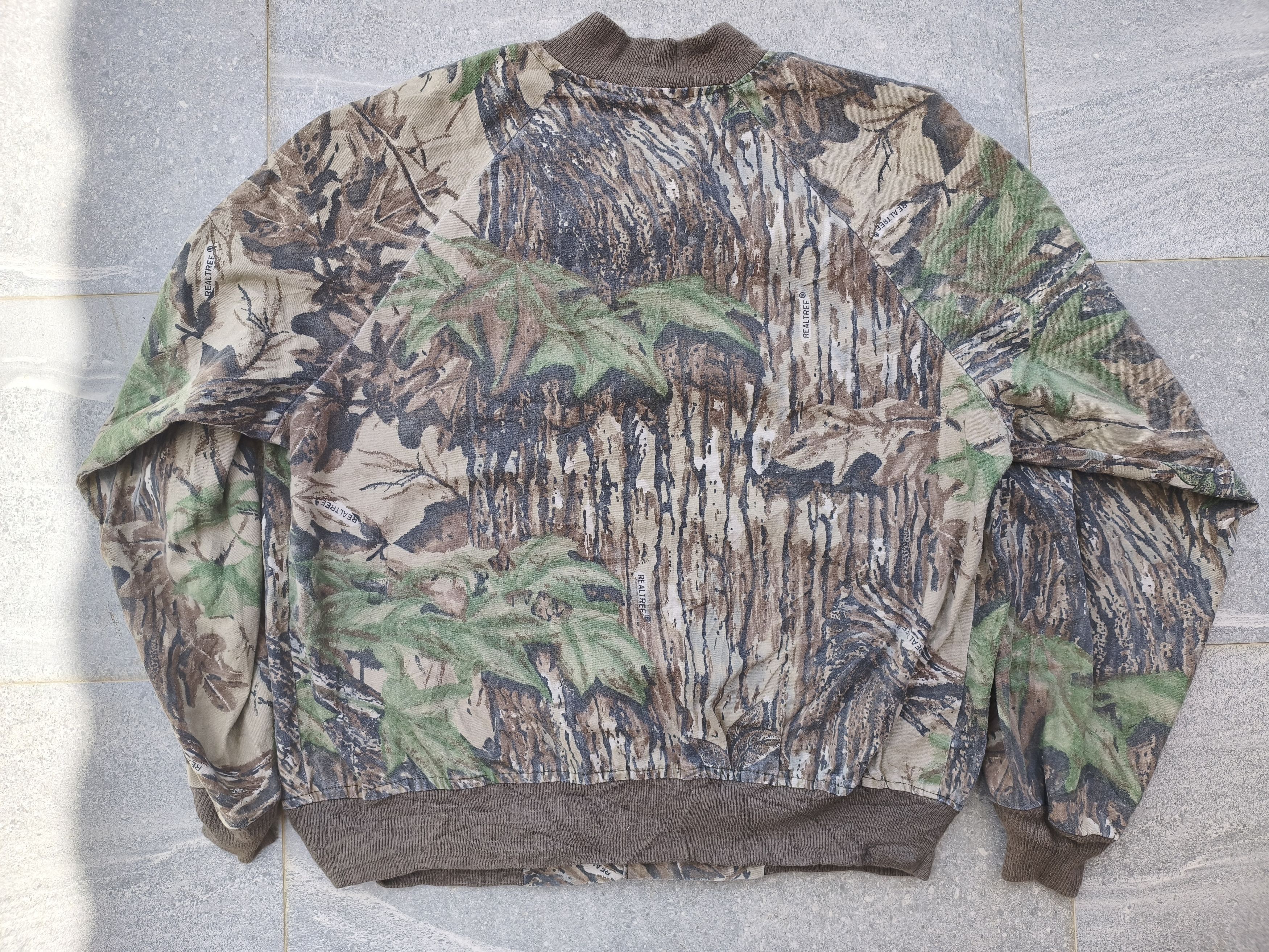 Realtree Vtg 80's Team Realtree Camo Bomber Jacket Size US M / EU 48-50 / 2 - 13 Thumbnail