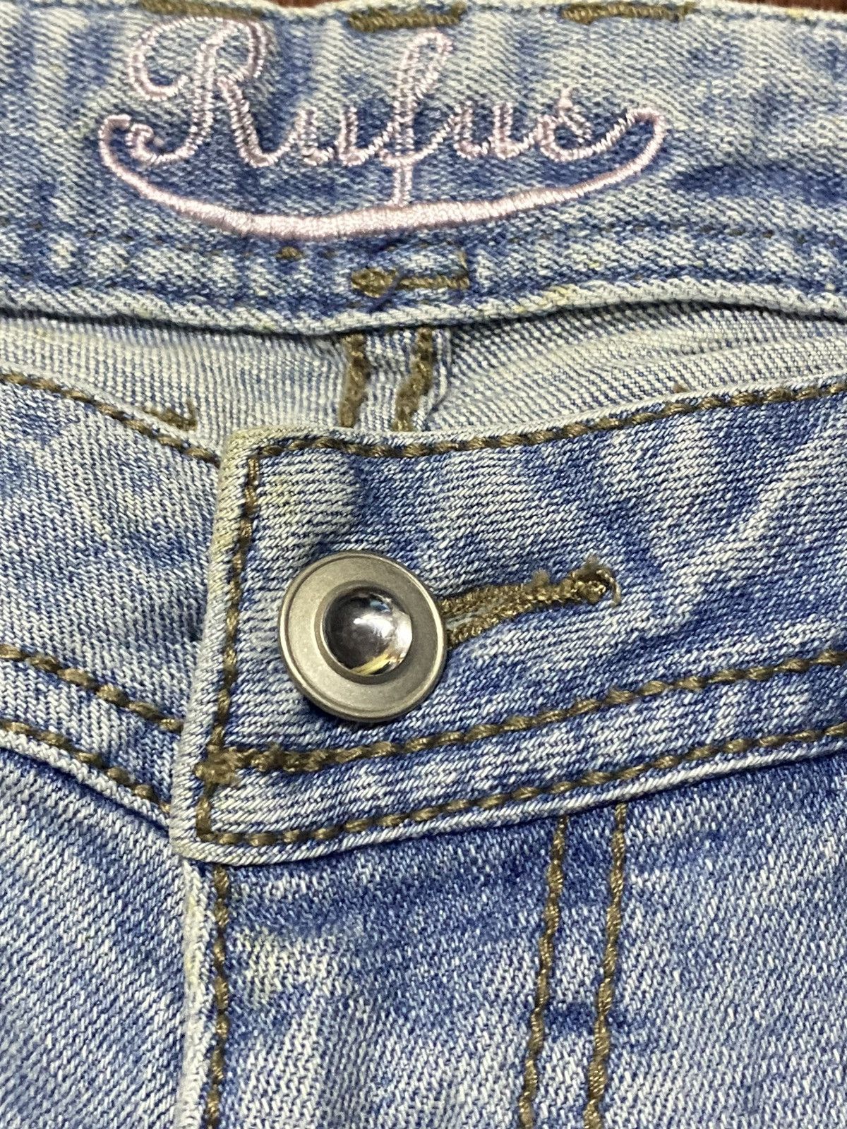 Japanese Brand Vintage Japanese Brand Blue Faded Wash Flare Style Jeans Size 28" / US 6 / IT 42 - 10 Thumbnail
