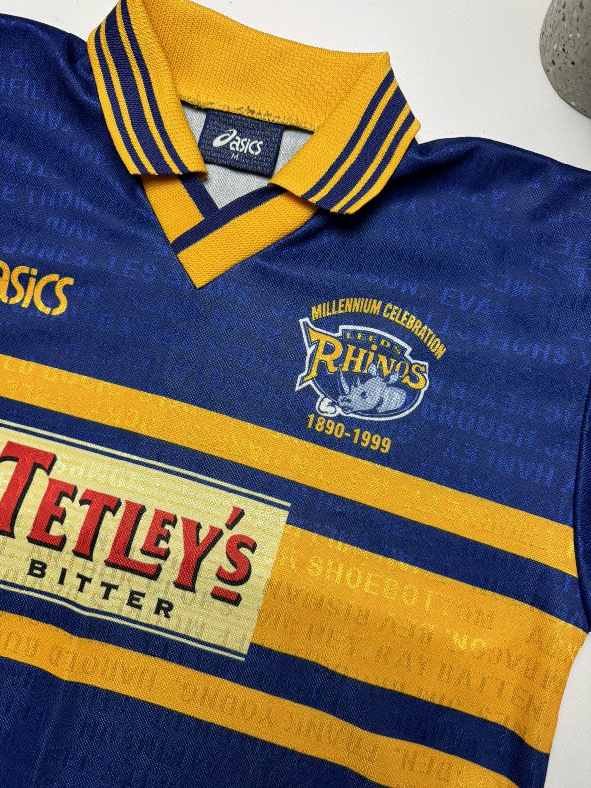 Rhinox × Vintage Rare vintage Rhinos Asics jersey Size US M / EU 48-50 / 2 - 7 Thumbnail