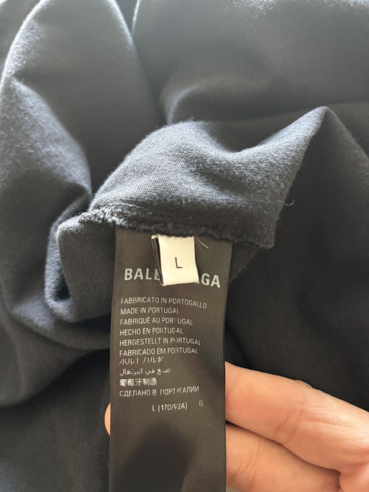 Balenciaga BALENCIAGA I LOVE GRAPHIC T-SHIRT Size US L / EU 52-54 / 3 - 4 Thumbnail