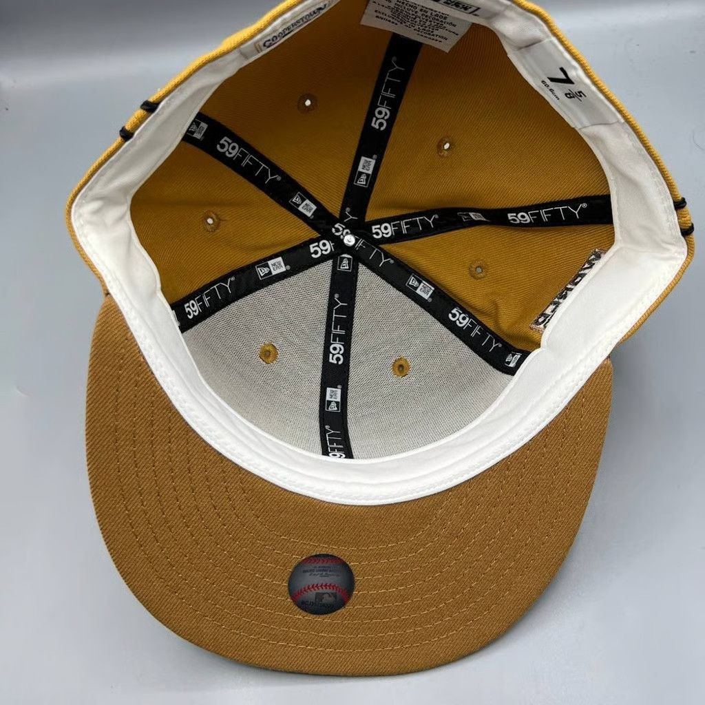 New Era Detroit Tigers Hat Men 7 5/8 Brown World Series Fitted Cap Size ONE SIZE - 6 Thumbnail