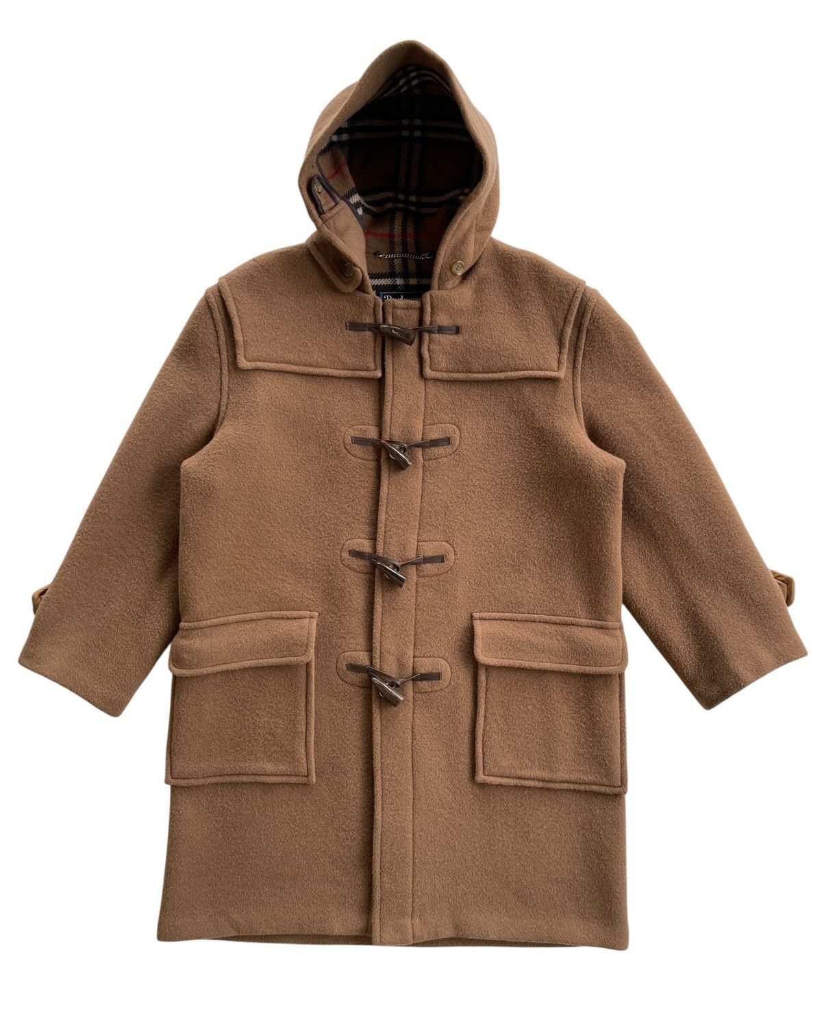 Burberry Vintage Burberrys Nova Checked England Duffle Coat Size US M / EU 48-50 / 2 - 4 Thumbnail
