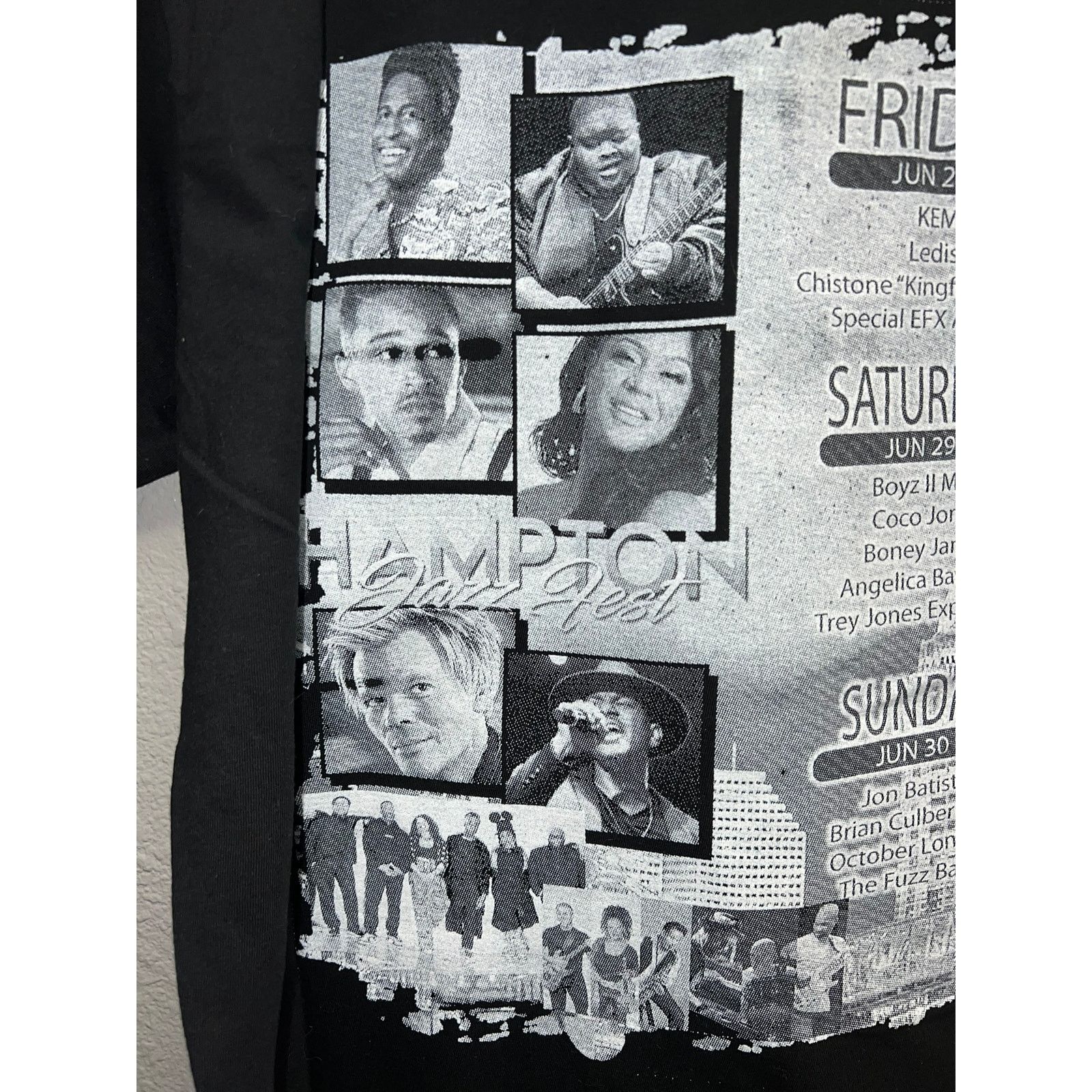 Pacific and Co. Hampton Jazz Festival Shirt 2 Men Jon Batiste Graphic Tee M Size US M / EU 48-50 / 2 - 7 Thumbnail