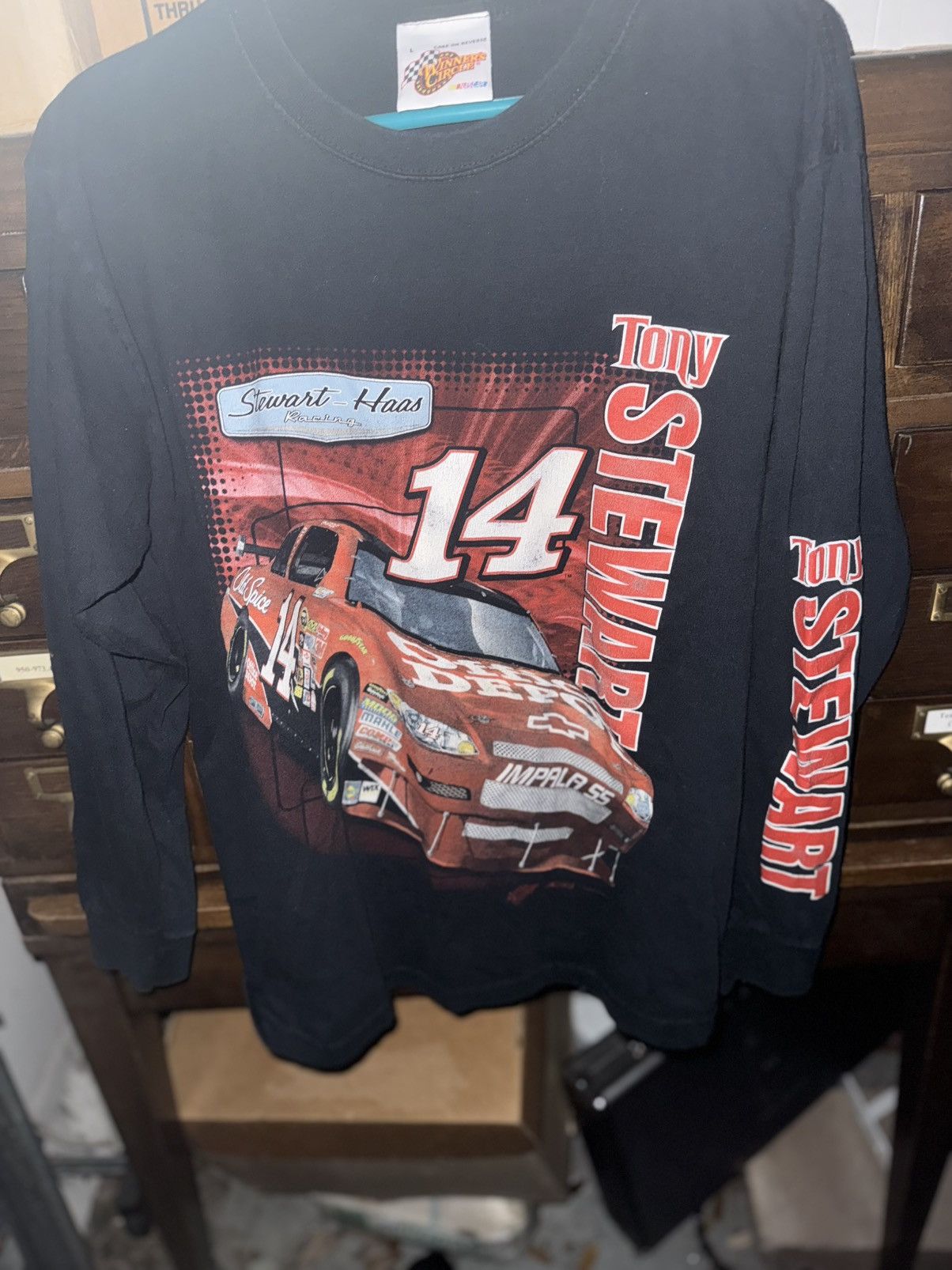 NASCAR × Vintage × Winners Circle vintage 2009 Tony Stewart NASCAR Winner’s Circle L long tee Size US L / EU 52-54 / 3 - 13 Thumbnail