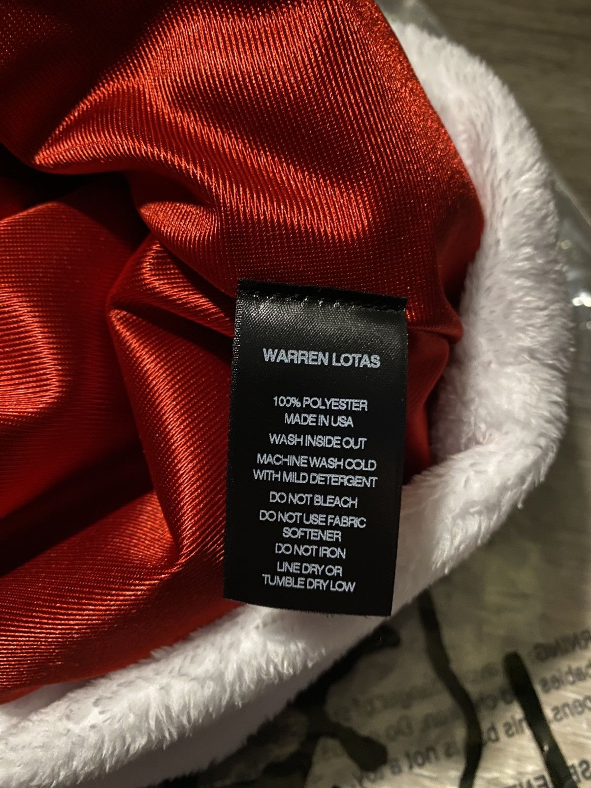 Warren Lotas SANTA HAT Size ONE SIZE - 2 Thumbnail