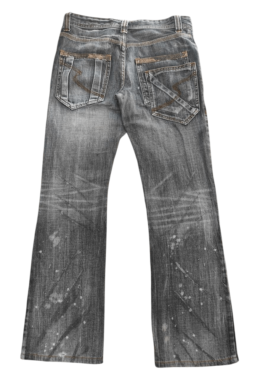 semanticdesign Semantic design destress Flare Denim Size US 33 - 3 Thumbnail