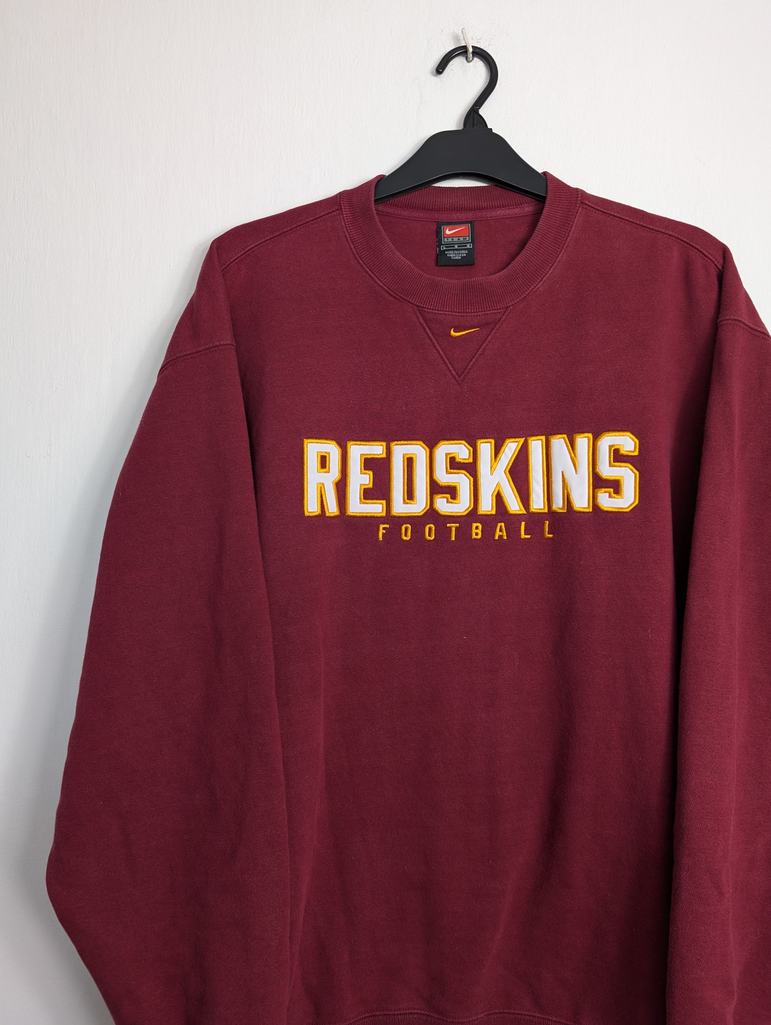 Nike 90s Nike Team Washington Redskins Crewneck Vintage Boxy L Size US L / EU 52-54 / 3 - 2 Thumbnail