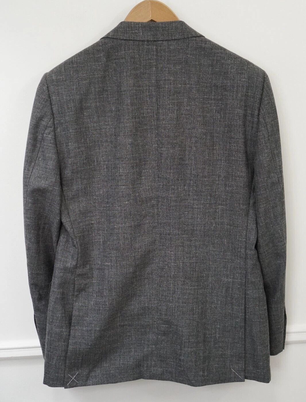 Suitsupply Men Suitsupply Blazer Lazio HL Grey Wool Silk Linen UK/US38 Size 38R - 2 Thumbnail