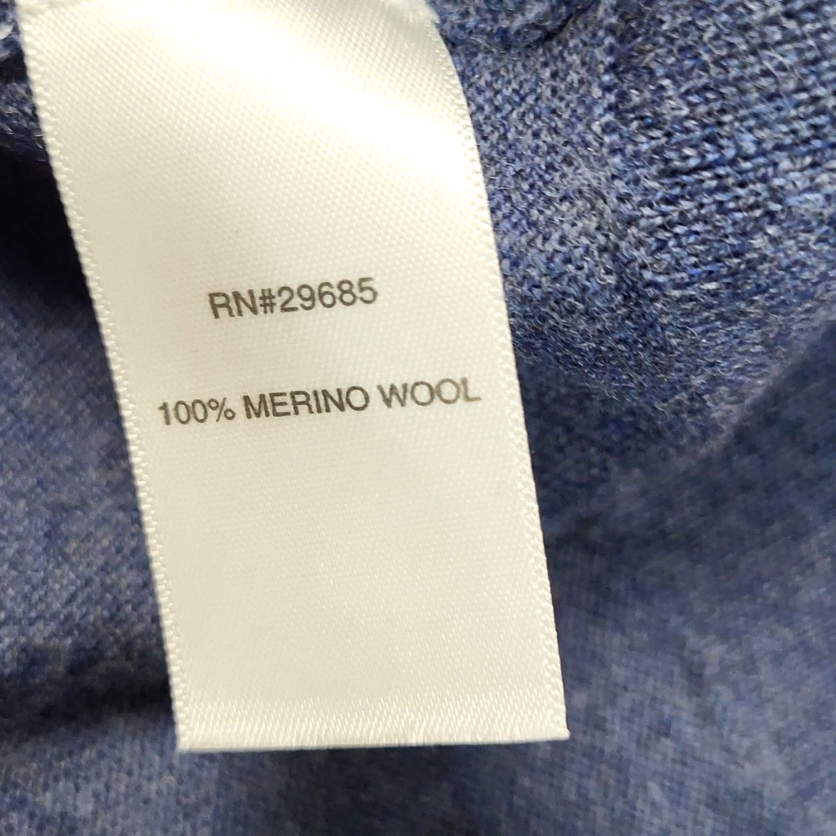 Pendleton Pendleton Sweater Womens Large Short Sleeve 100% Merino Wool Blue Heathered Size L / US 10 / IT 46 - 5 Thumbnail