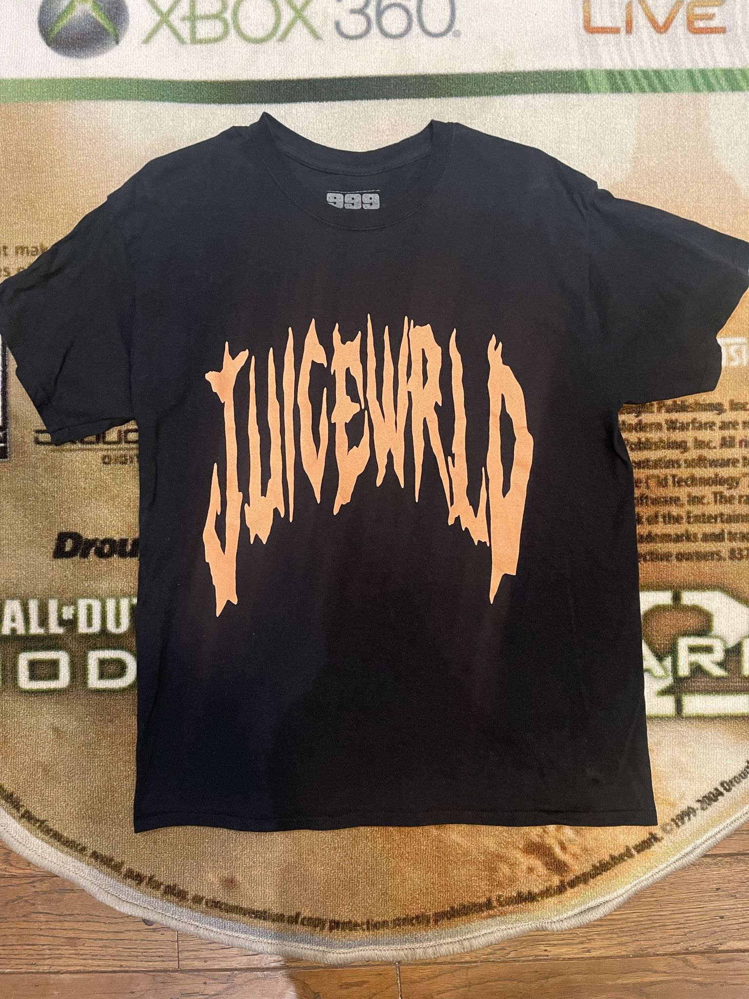 999 Club × Rap Tees Juice Wrld Arch Tee In Black Size US L / EU 52-54 / 3 - 1 Thumbnail